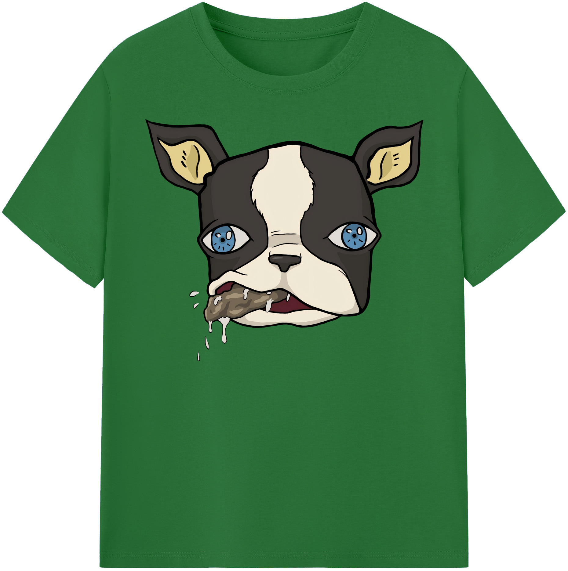 （画像用） ジョジョの奇妙な冒険 イギー JoJo's Bizarre Adventure Iggy 綿100％半袖Tシャツ（フロントプリント）