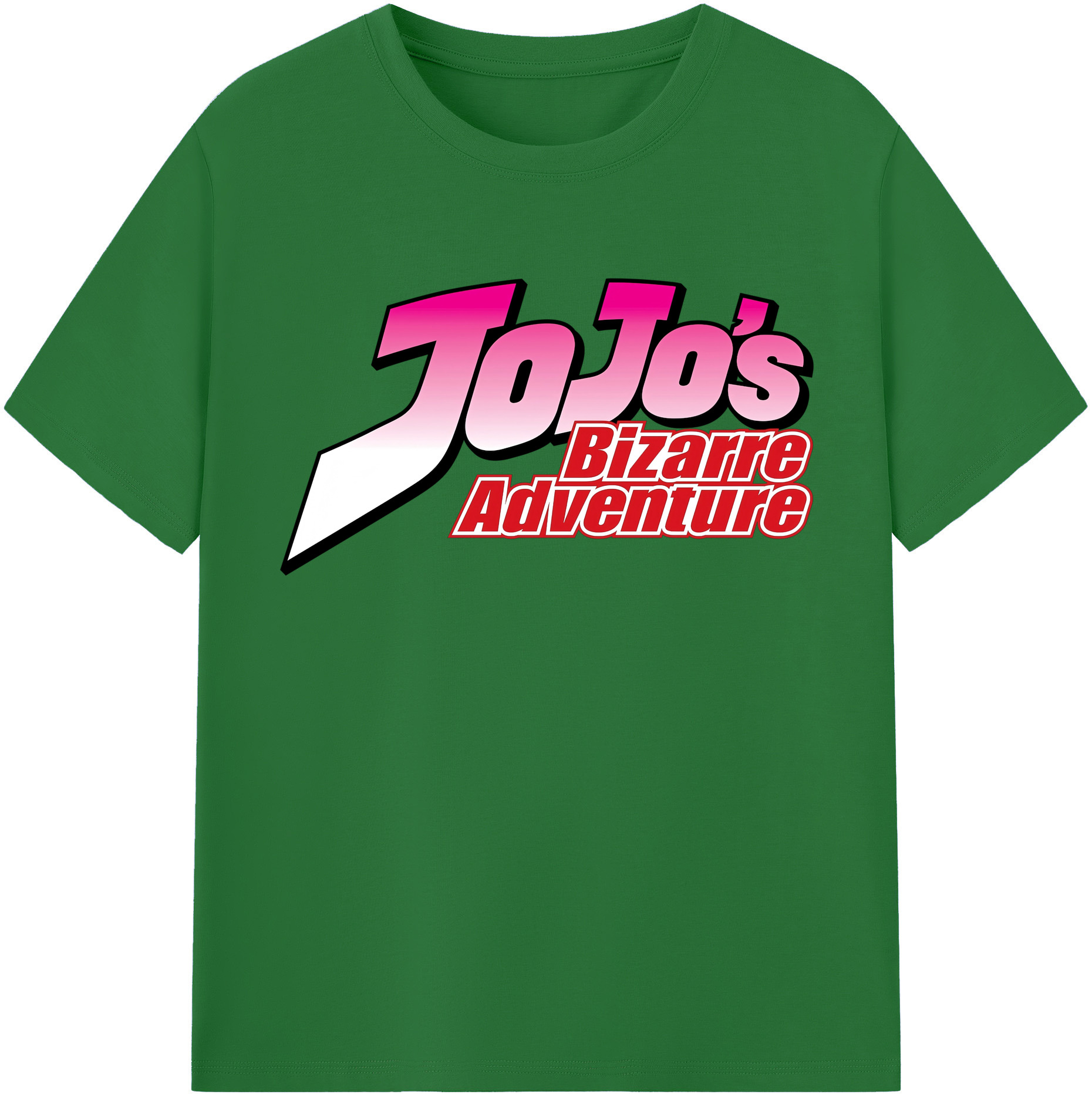 （画像用） ジョジョの奇妙な冒険 JoJo's Bizarre Adventure 綿100％半袖Tシャツ（フロントプリント）