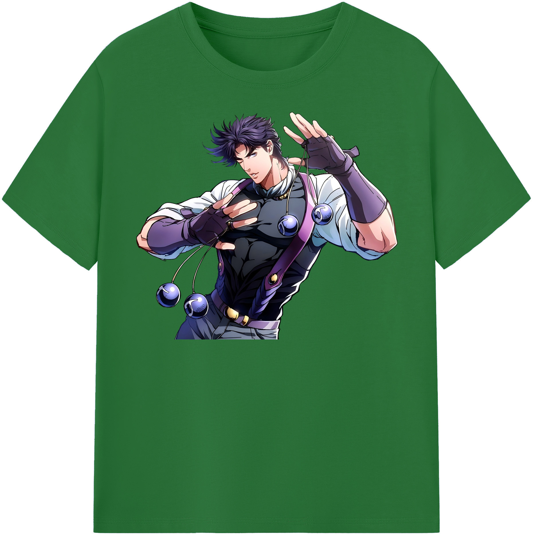 （画像用） ジョジョの奇妙な冒険 JoJo's Bizarre Adventure 綿100％半袖Tシャツ（フロントプリント）
