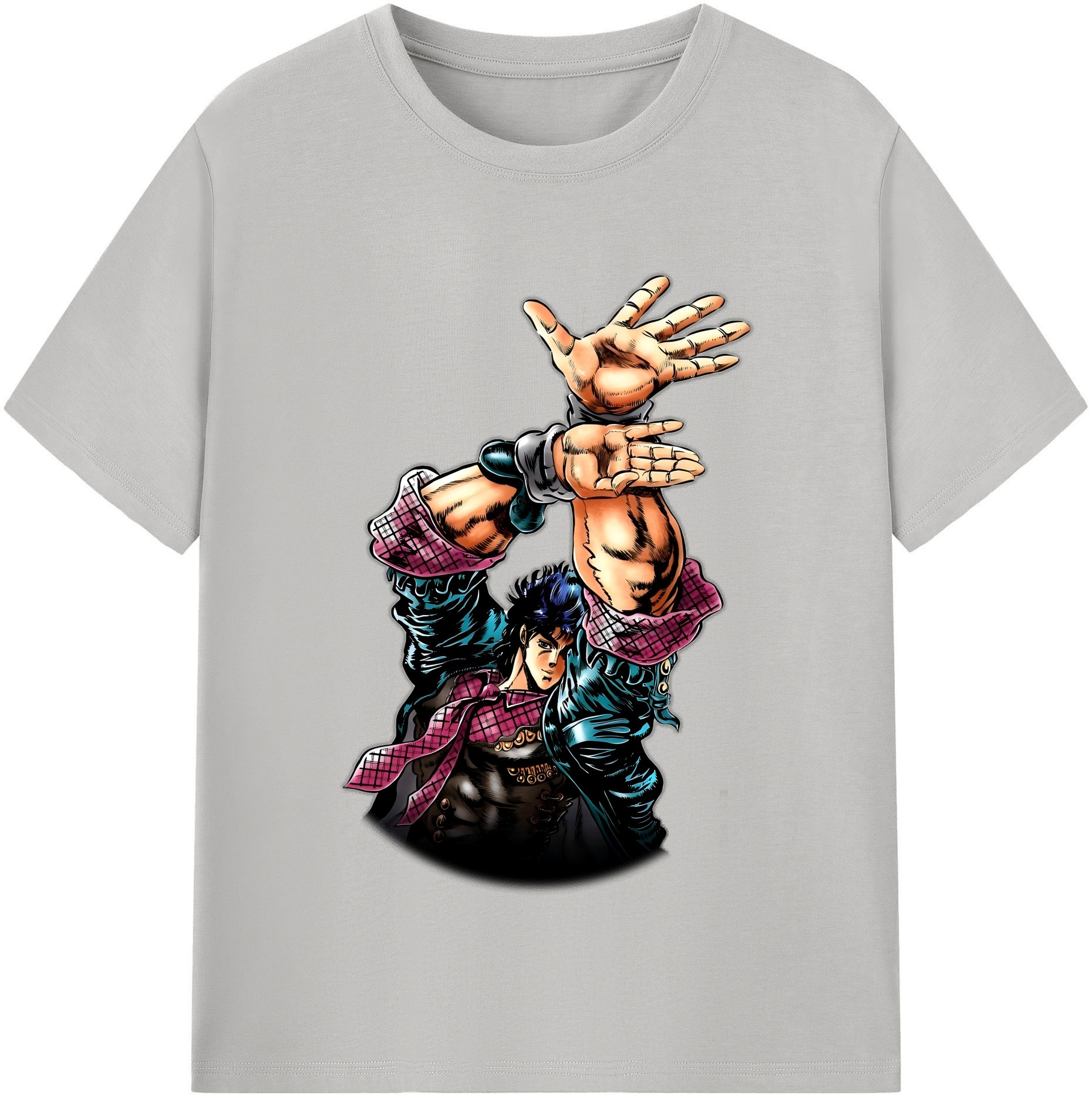 （画像用） ジョジョの奇妙な冒険 /ジョナサン?ジョースター JoJo's Bizarre Adventure Jonathan Joestar 綿100％半袖Tシャツ（フロントプリント）