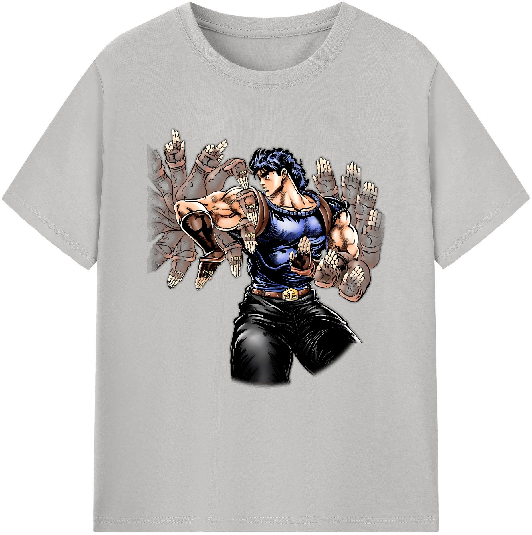 （画像用） ジョジョの奇妙な冒険 /ジョナサン?ジョースター JoJo's Bizarre Adventure Jonathan Joestar 綿100％半袖Tシャツ（フロントプリント）