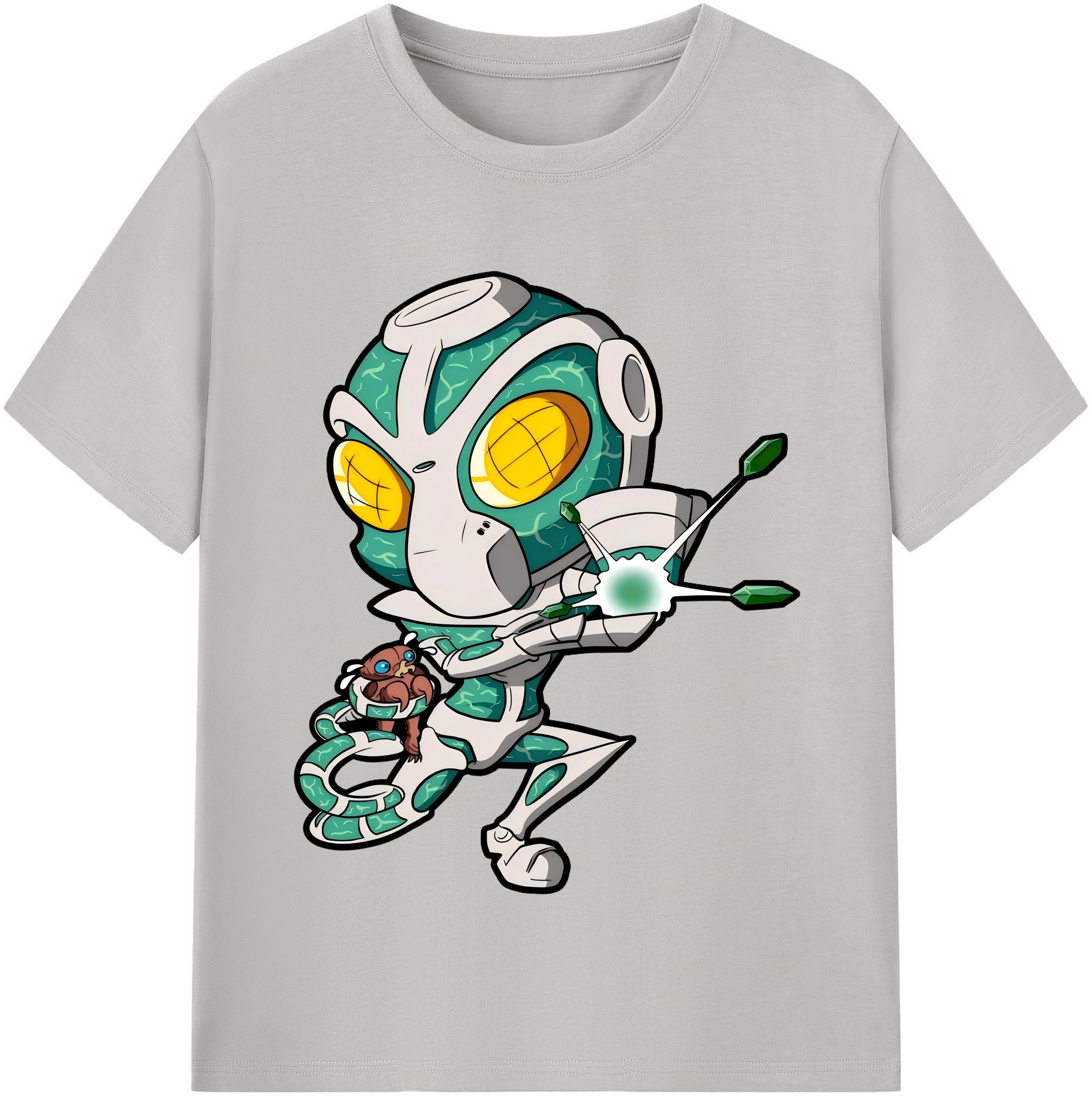 （画像用） ジョジョの奇妙な冒険 花京院 典明（かきょういん のりあき） JoJo's Bizarre Adventure Kakyoin Noriaki 綿100％半袖Tシャツ（フロントプリント）