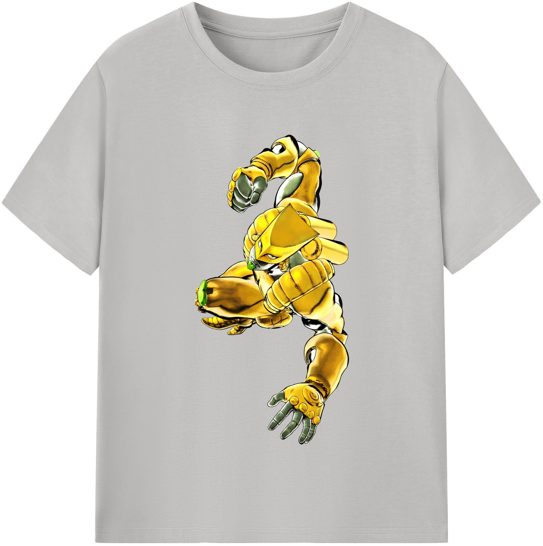 （画像用） ジョジョの奇妙な冒険 ディオ?ブランドー JoJo's Bizarre Adventure Dio Brando 綿100％半袖Tシャツ（フロントプリント）