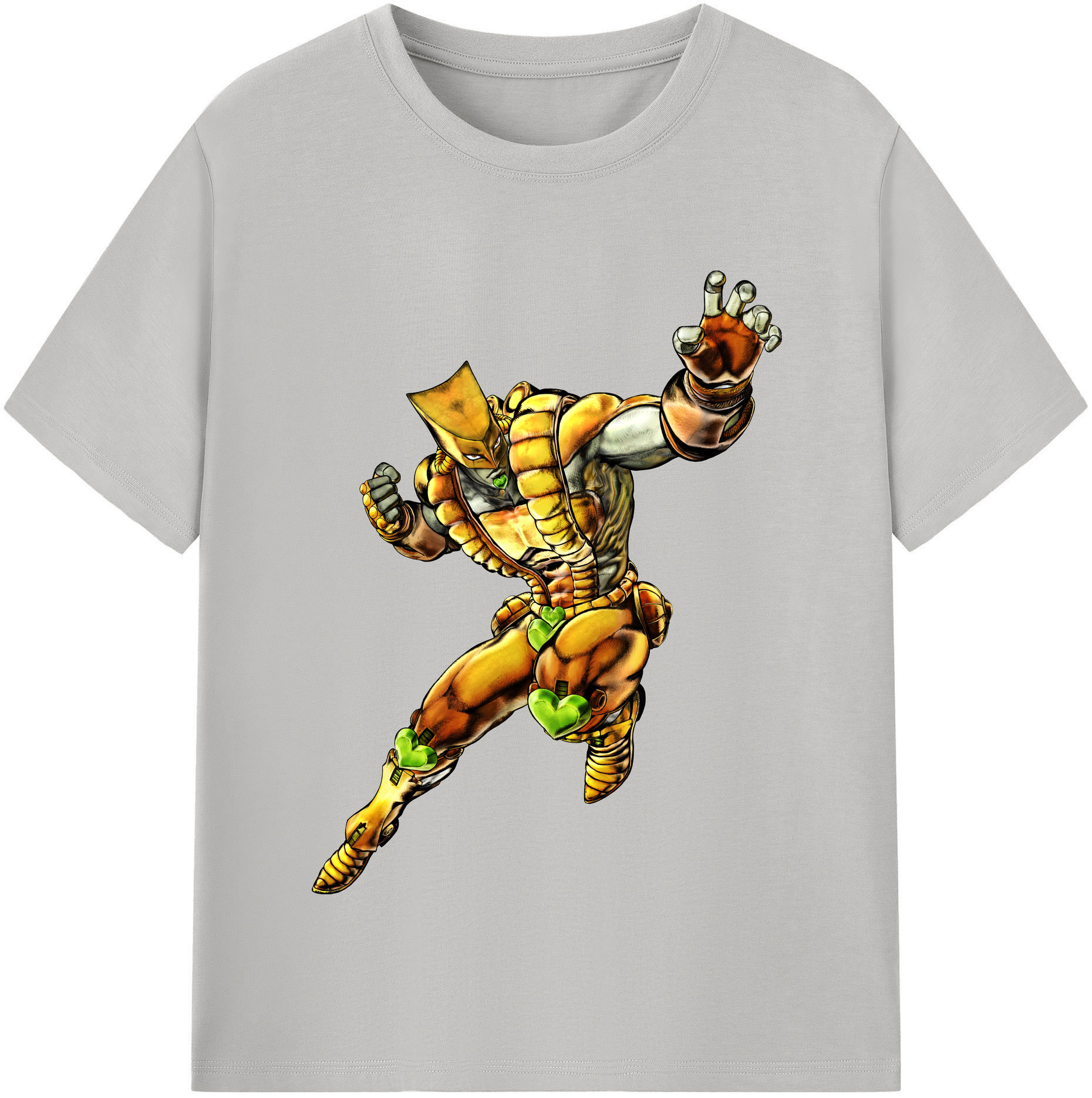 （画像用） ジョジョの奇妙な冒険 ディオ?ブランドー JoJo's Bizarre Adventure Dio Brando 綿100％半袖Tシャツ（フロントプリント）