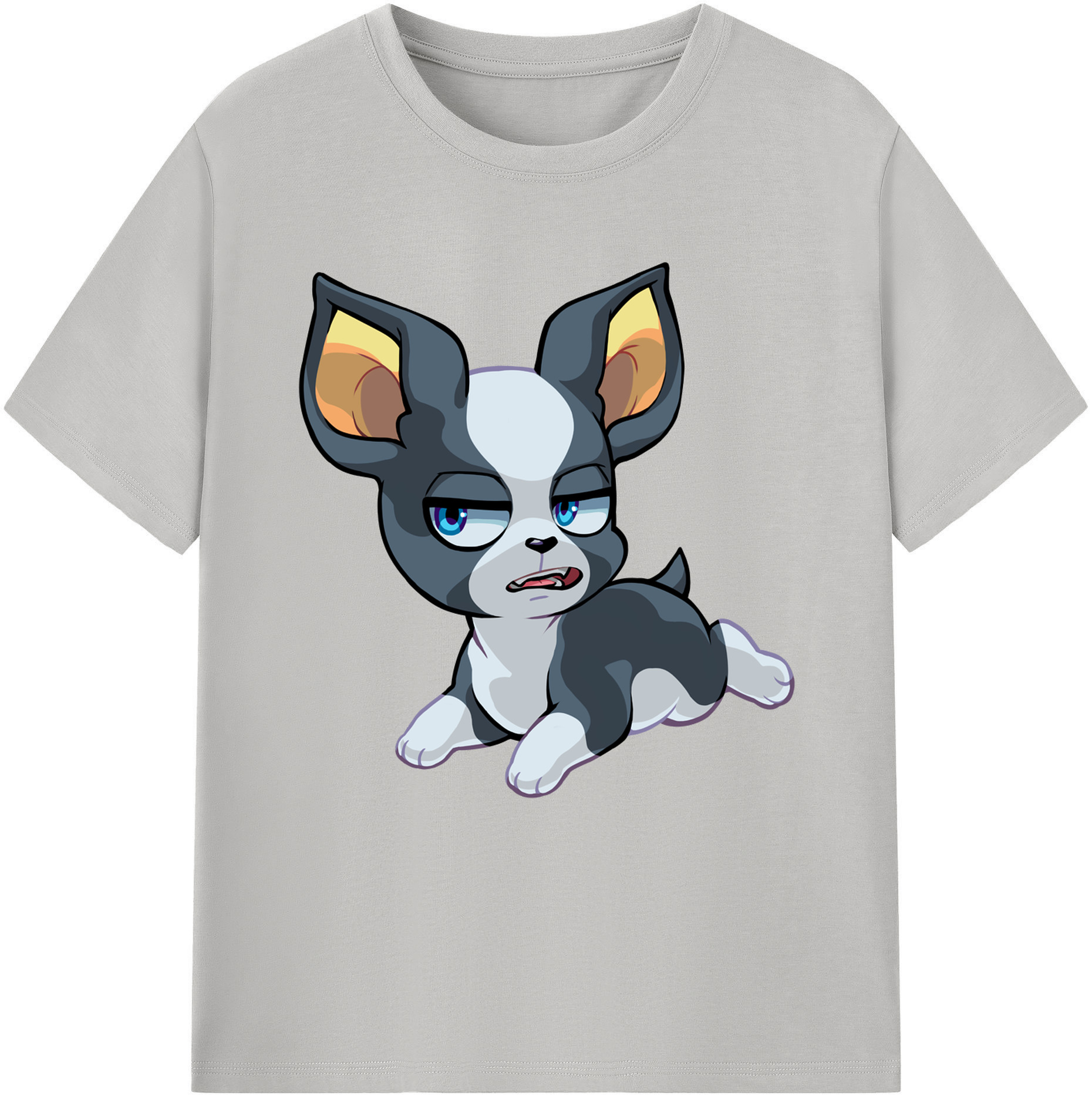 （画像用） ジョジョの奇妙な冒険 イギー JoJo's Bizarre Adventure Iggy 綿100％半袖Tシャツ（フロントプリント）