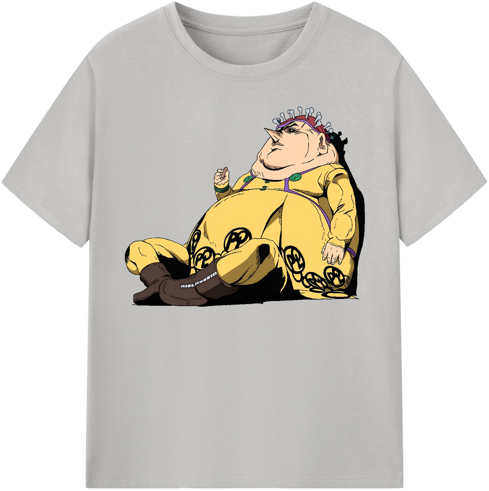 （画像用） ジョジョの奇妙な冒険 ポルポ JoJo's Bizarre Adventure Polpo 綿100％半袖Tシャツ（フロントプリント）