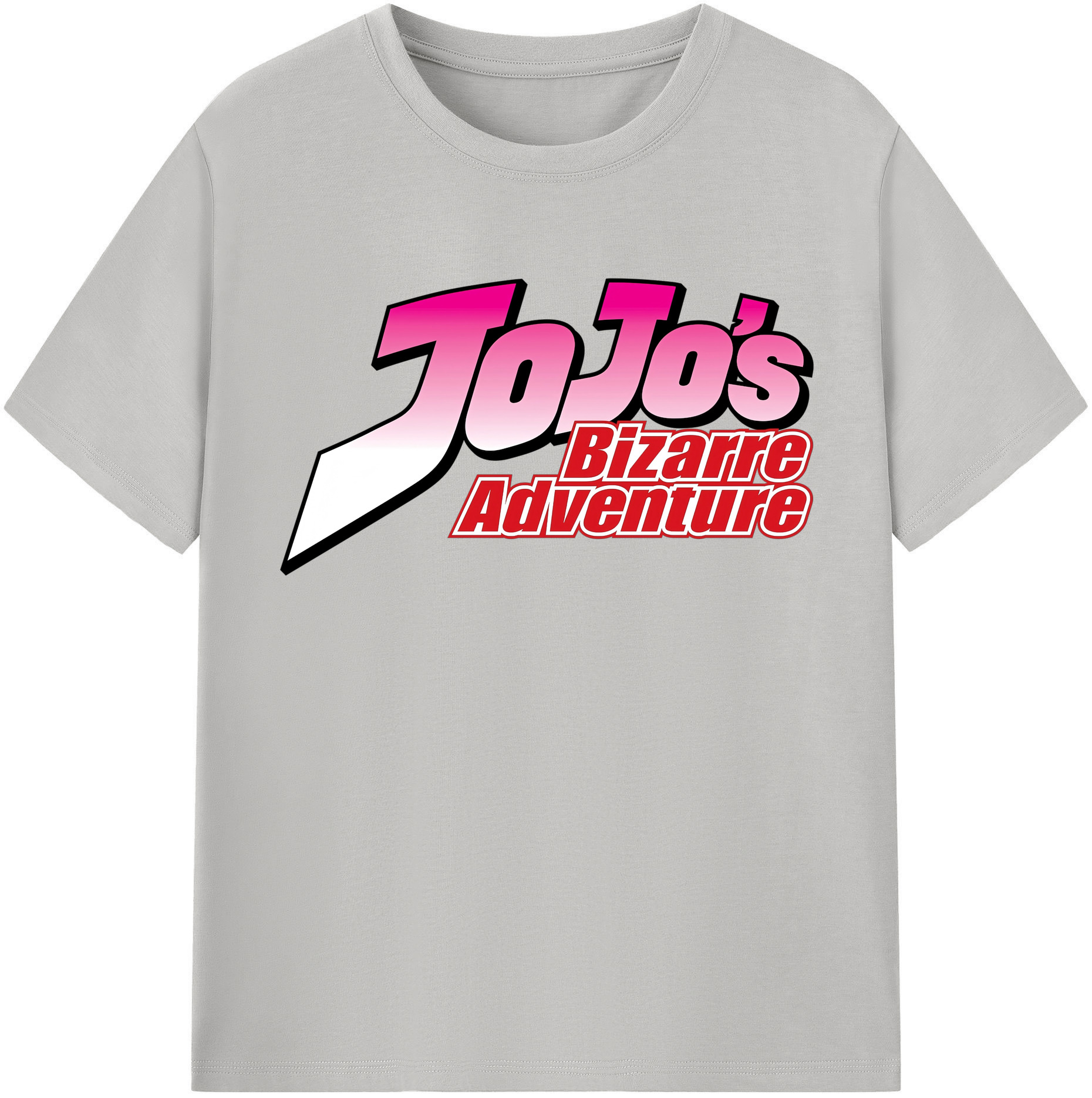 （画像用） ジョジョの奇妙な冒険 JoJo's Bizarre Adventure 綿100％半袖Tシャツ（フロントプリント）