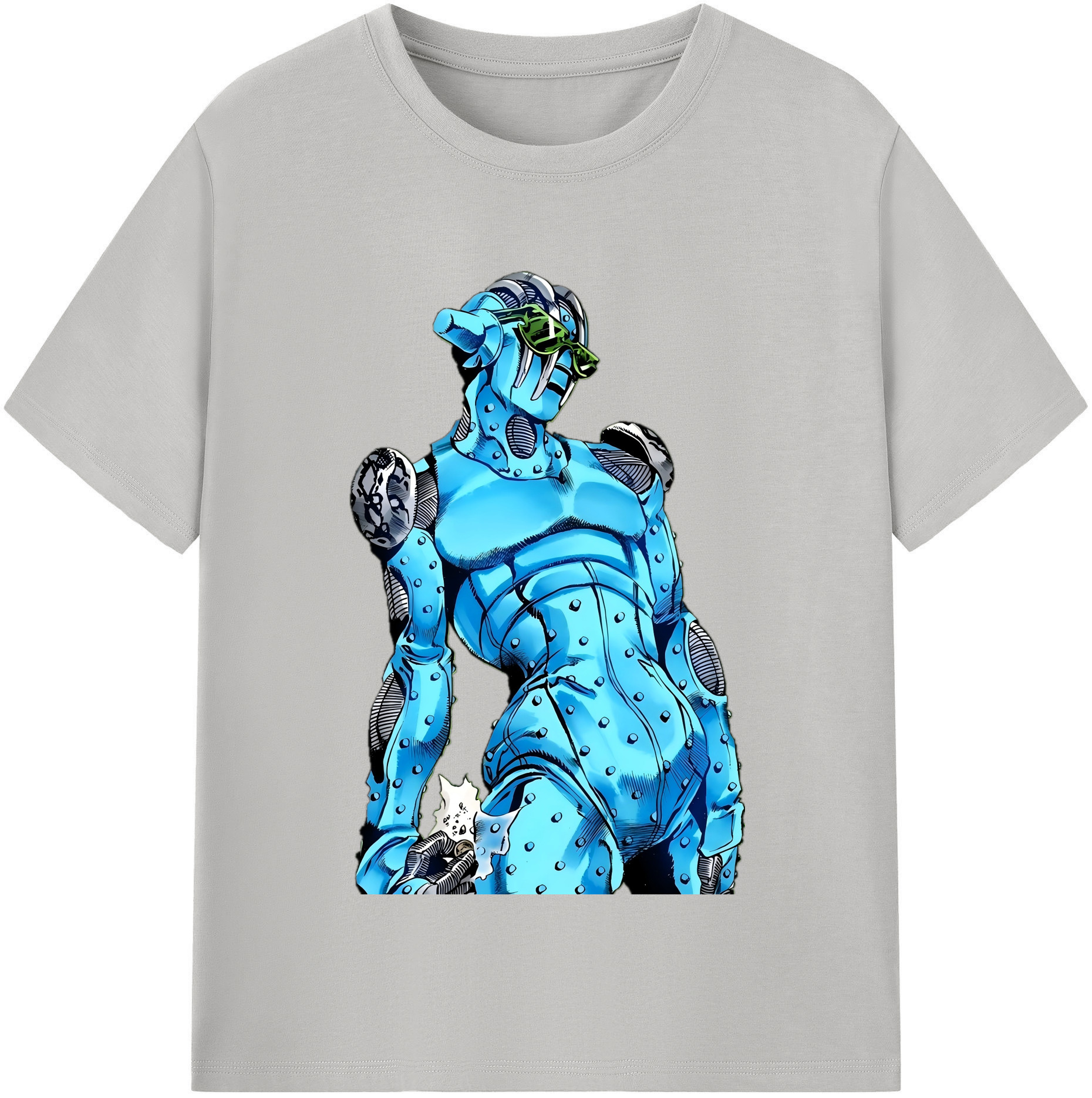 （画像用） ジョジョの奇妙な冒険 JoJo's Bizarre Adventure 綿100％半袖Tシャツ（フロントプリント）