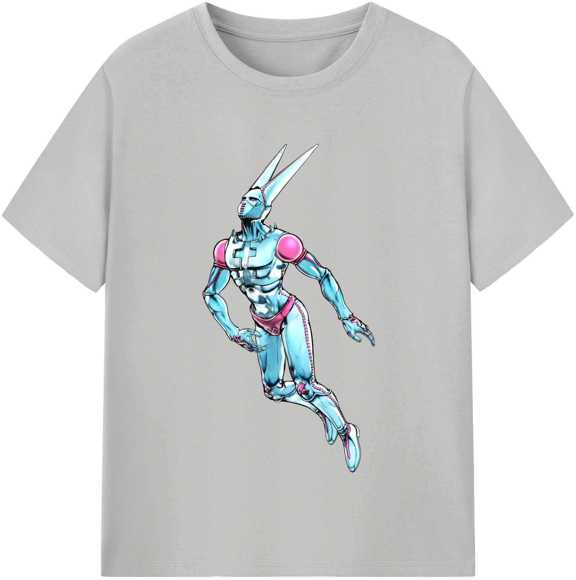 （画像用） ジョジョの奇妙な冒険 JoJo's Bizarre Adventure 綿100％半袖Tシャツ（フロントプリント）