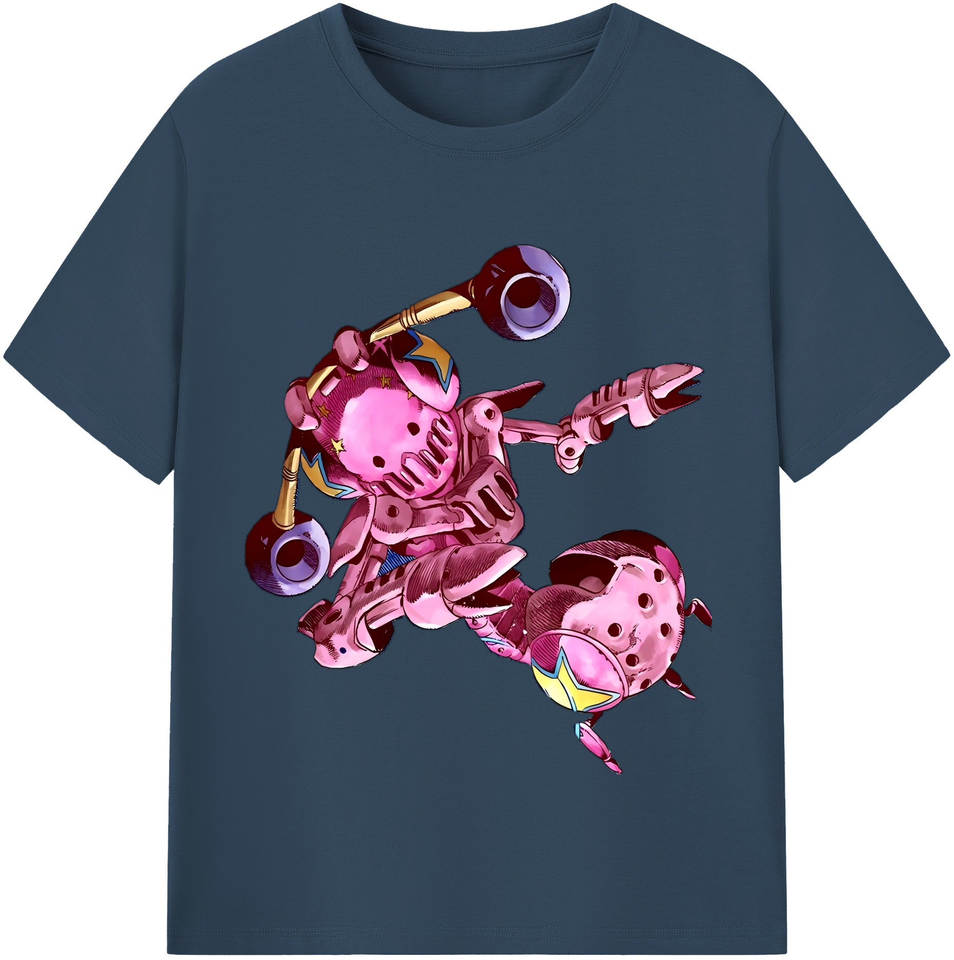 （画像用） ジョジョの奇妙な冒険 ジョナサン?ジョースター JoJo's Bizarre Adventure Jonathan Joestar 綿100％半袖Tシャツ（フロントプリント）
