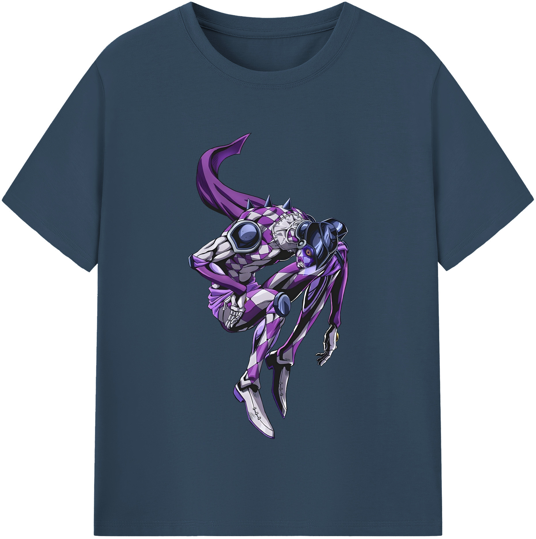 （画像用） ジョジョの奇妙な冒険 パンナコッタ?フー JoJo's Bizarre Adventure Pannacotta Fugo 綿100％半袖Tシャツ（フロントプリント）