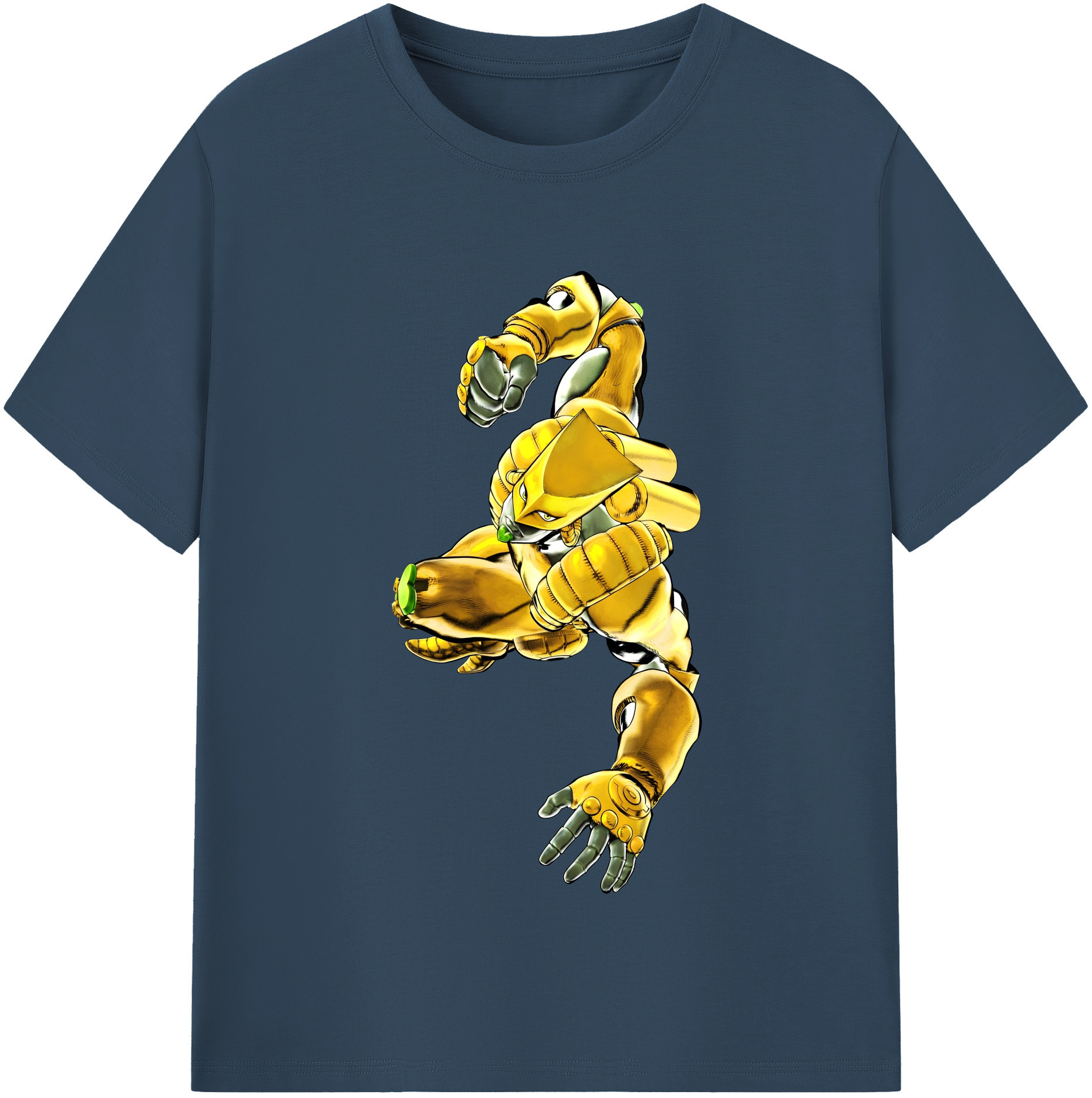 （画像用） ジョジョの奇妙な冒険 ディオ?ブランドー JoJo's Bizarre Adventure Dio Brando 綿100％半袖Tシャツ（フロントプリント）