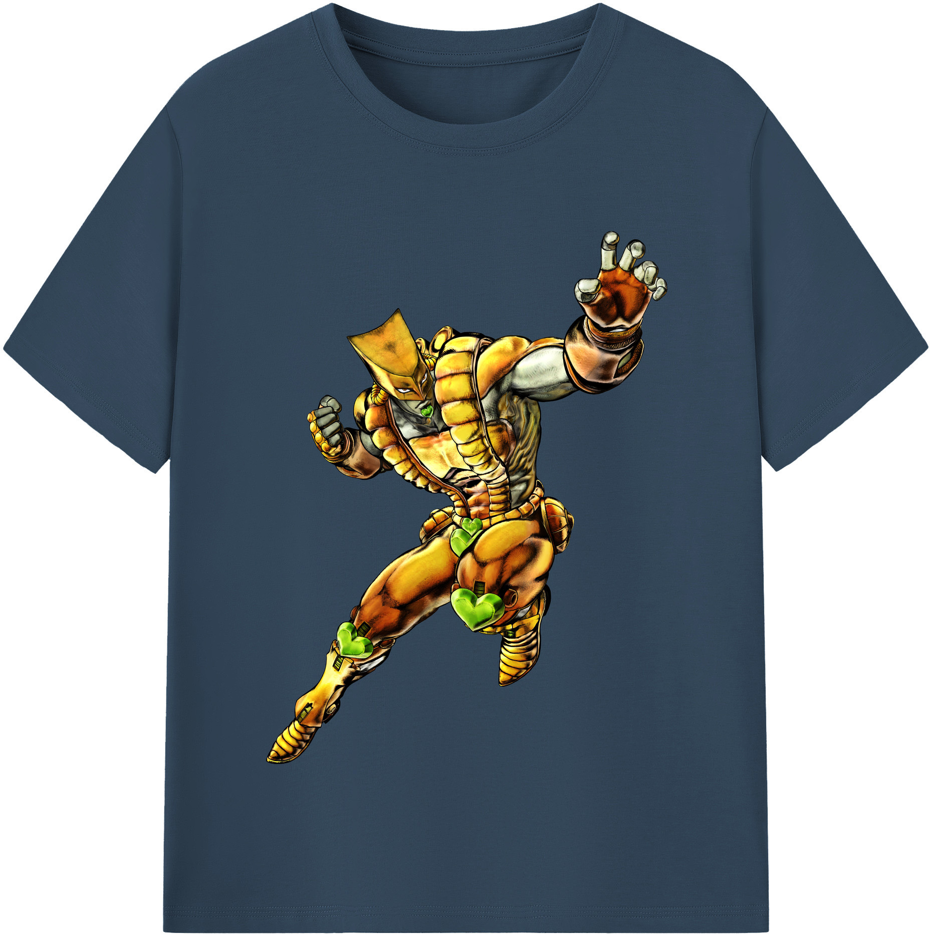 （画像用） ジョジョの奇妙な冒険 ディオ?ブランドー JoJo's Bizarre Adventure Dio Brando 綿100％半袖Tシャツ（フロントプリント）