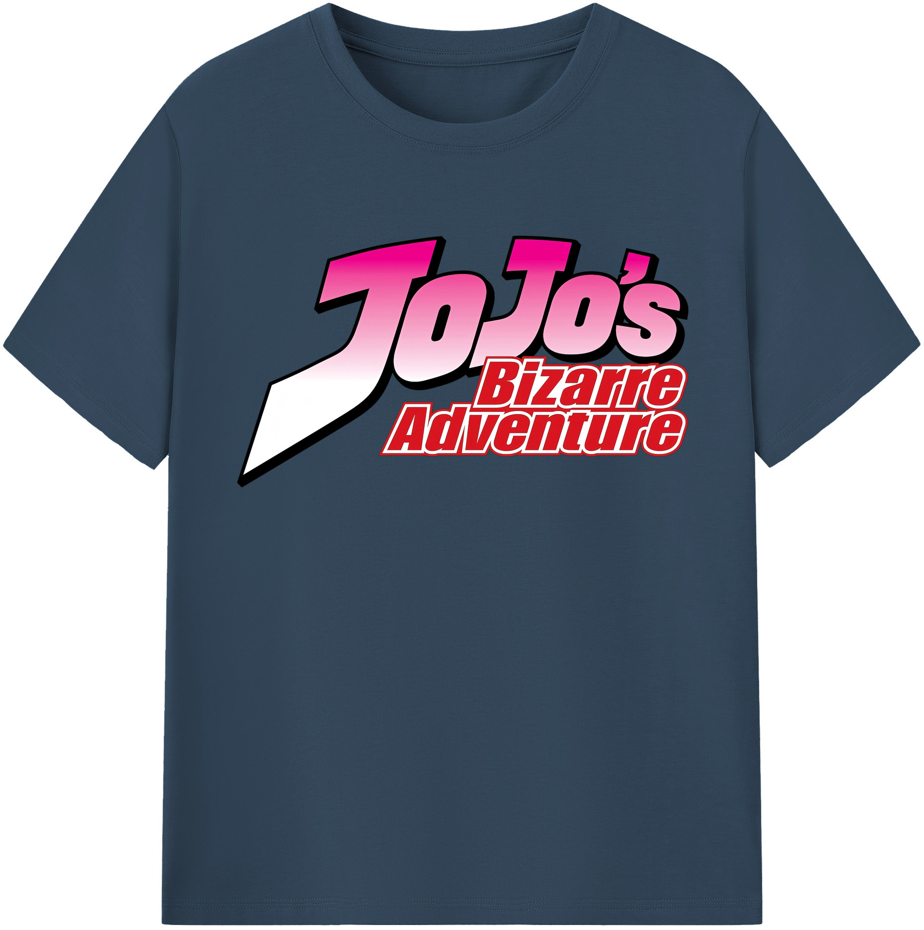 （画像用） ジョジョの奇妙な冒険 JoJo's Bizarre Adventure 綿100％半袖Tシャツ（フロントプリント）