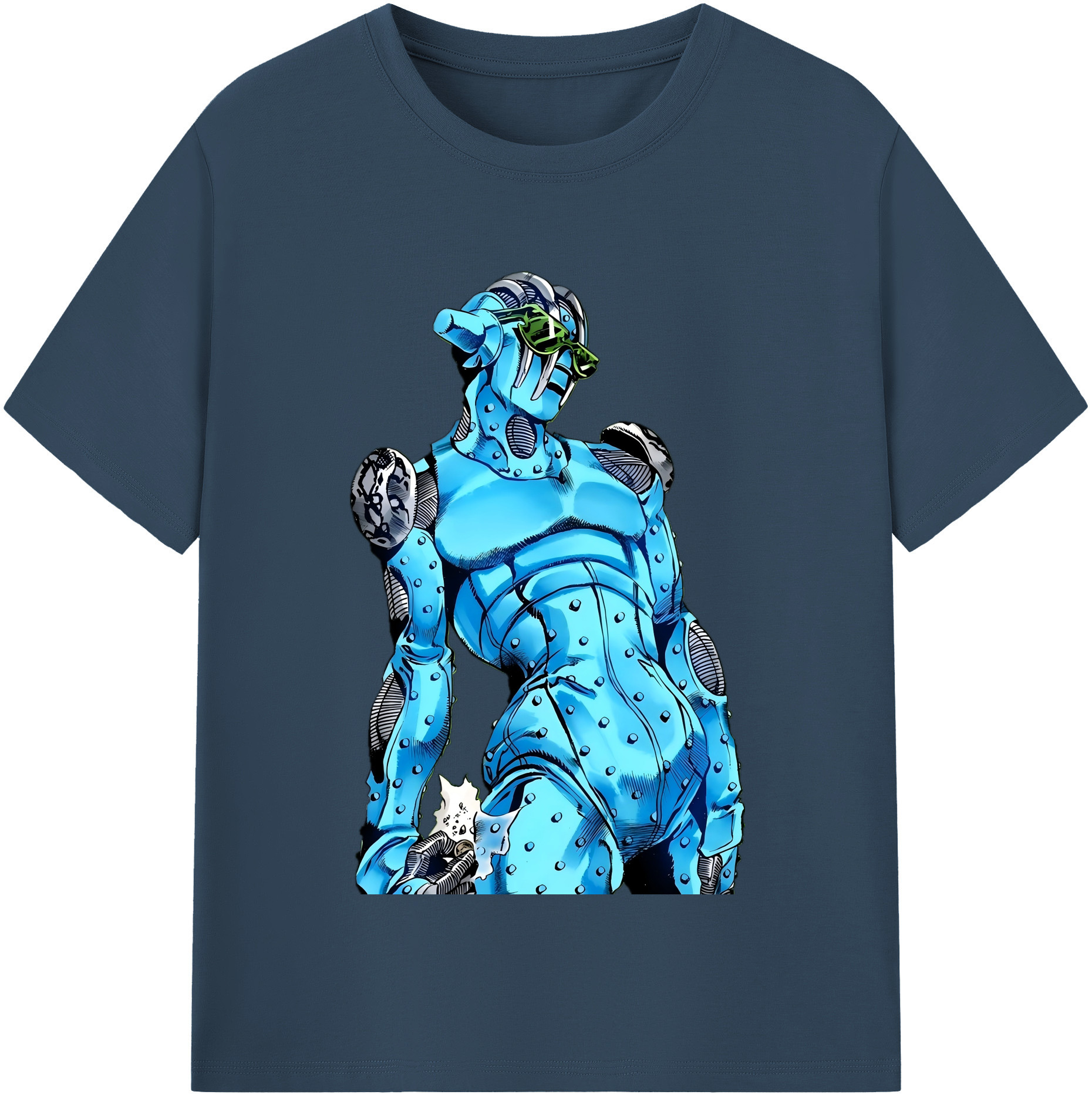 （画像用） ジョジョの奇妙な冒険 JoJo's Bizarre Adventure 綿100％半袖Tシャツ（フロントプリント）