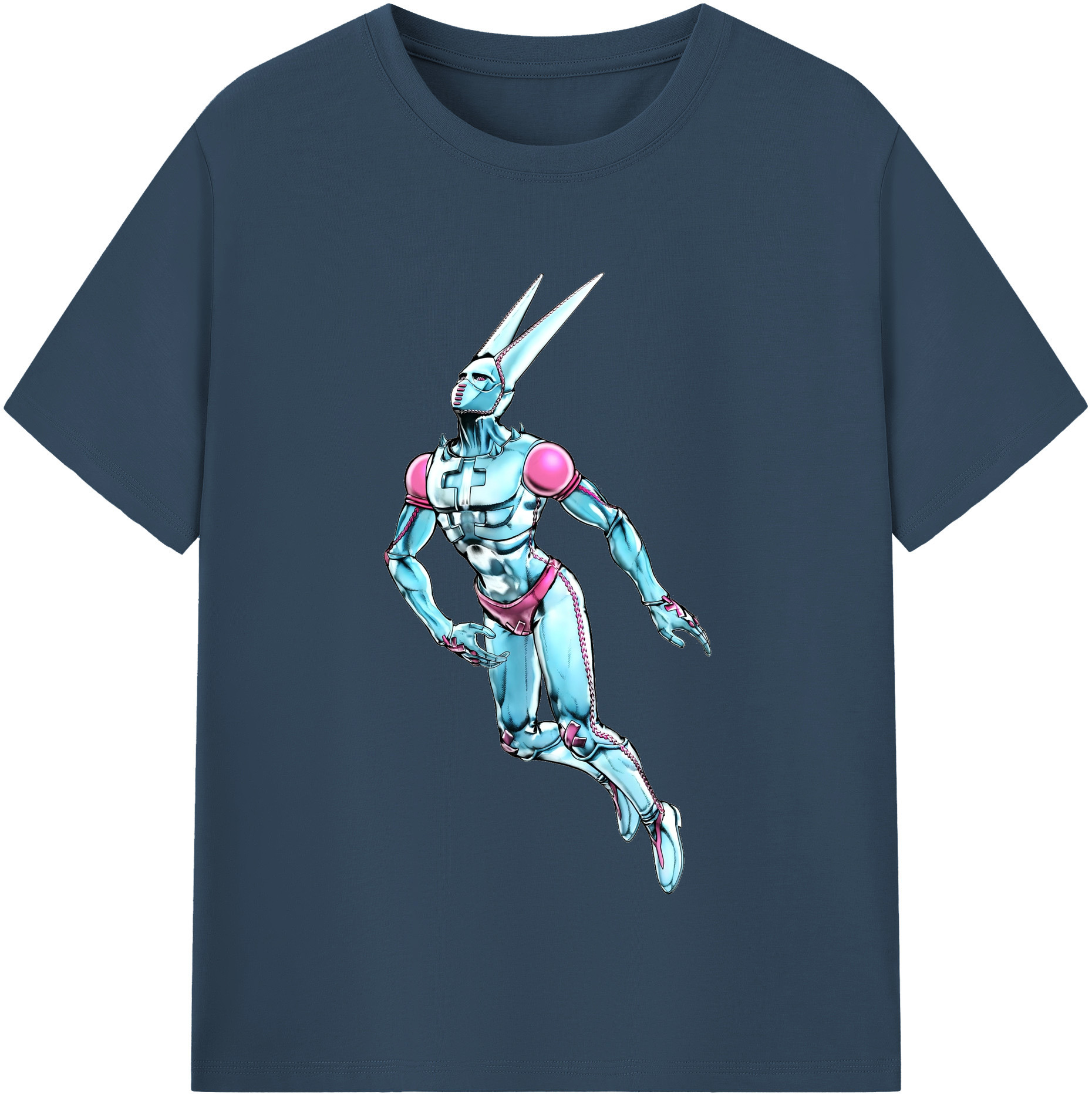 （画像用） ジョジョの奇妙な冒険 JoJo's Bizarre Adventure 綿100％半袖Tシャツ（フロントプリント）