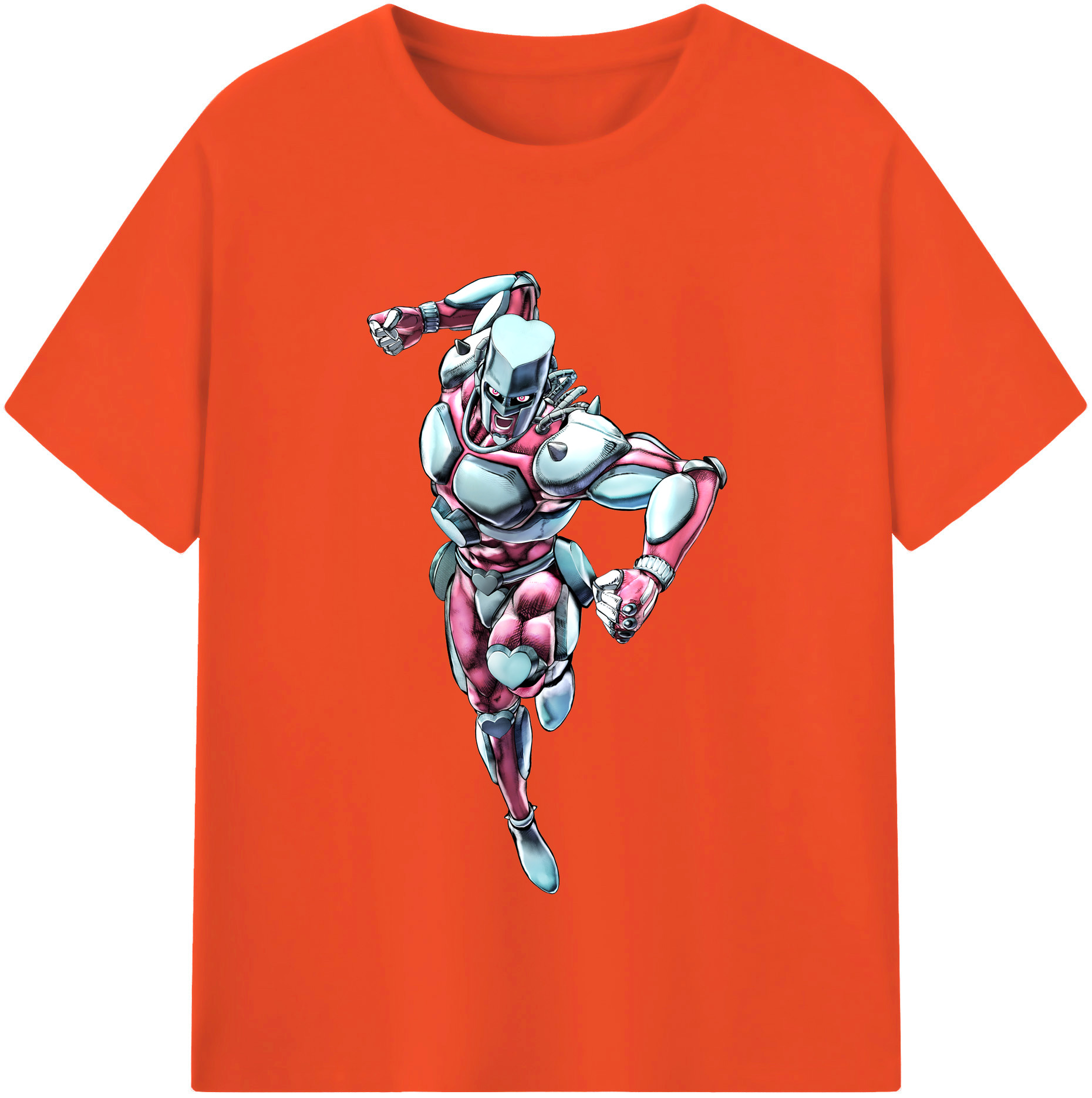 （画像用） ジョジョの奇妙な冒険 ひがしかた じょうすけ JoJo's Bizarre Adventure Higashikata Josuke 綿100％半袖Tシャツ（フロントプリント）
