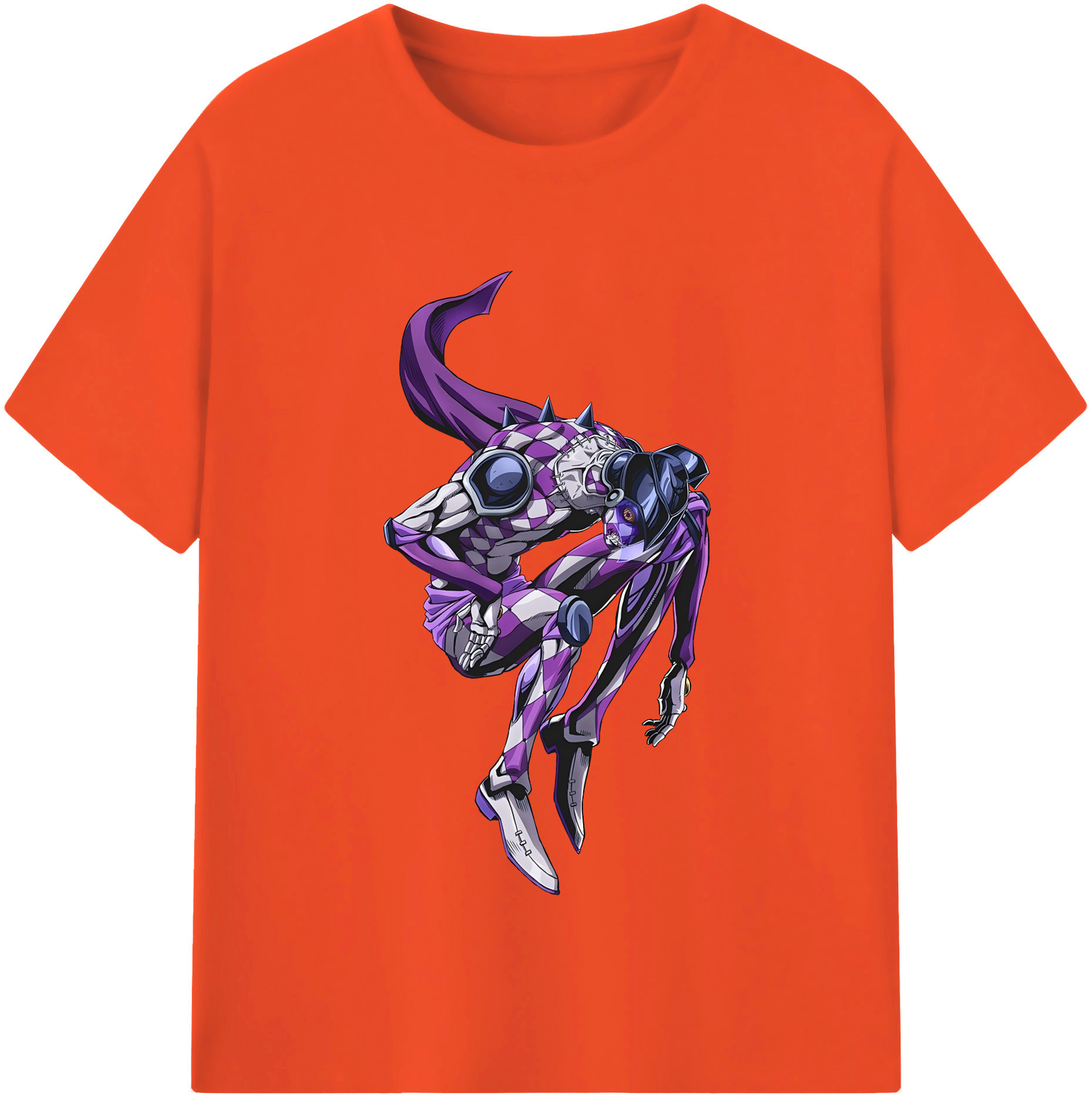 （画像用） ジョジョの奇妙な冒険 パンナコッタ?フー JoJo's Bizarre Adventure Pannacotta Fugo 綿100％半袖Tシャツ（フロントプリント）