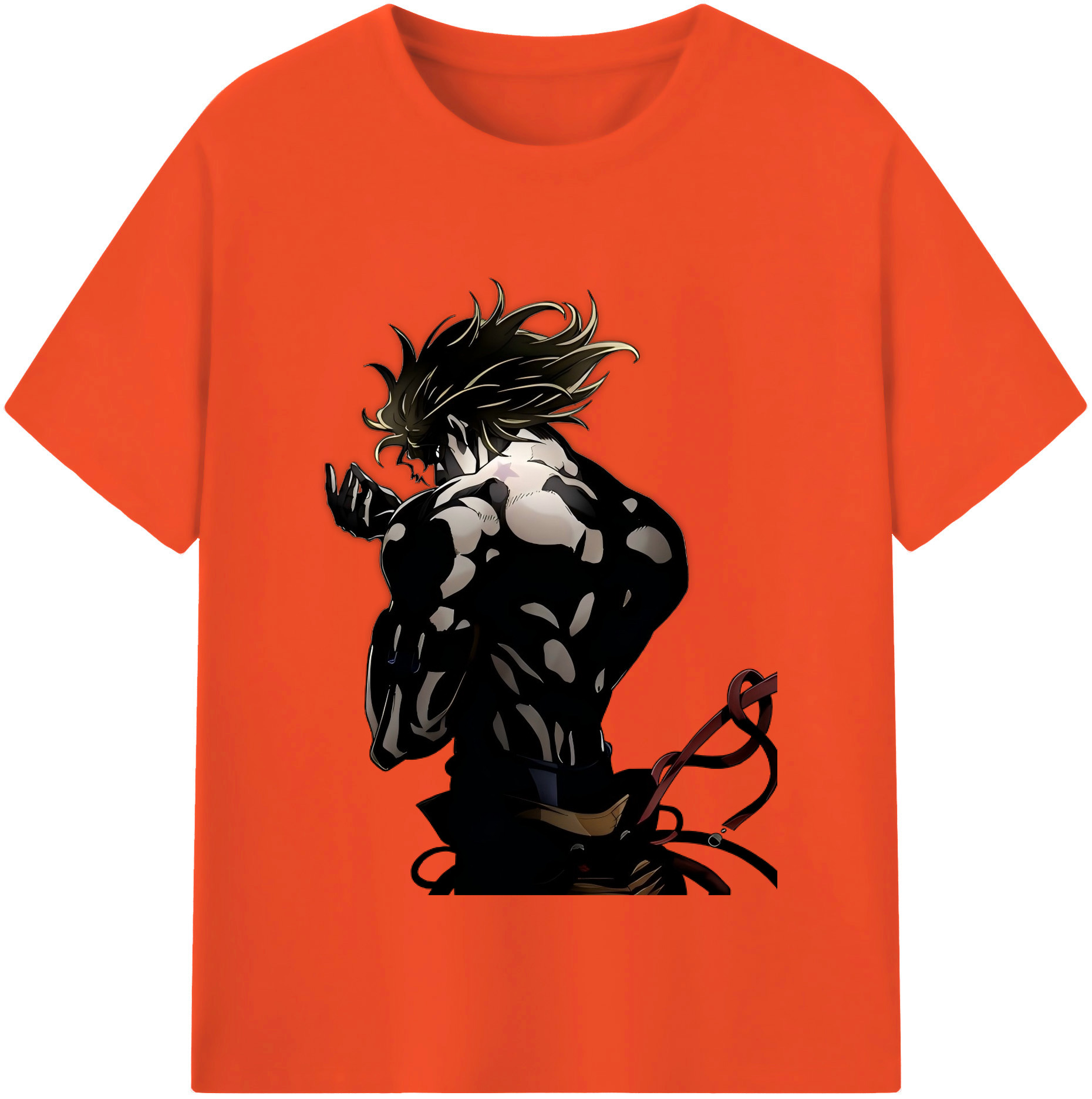 （画像用） ジョジョの奇妙な冒険 ディオ?ブランドー JoJo's Bizarre Adventure Dio Brando 綿100％半袖Tシャツ（フロントプリント）