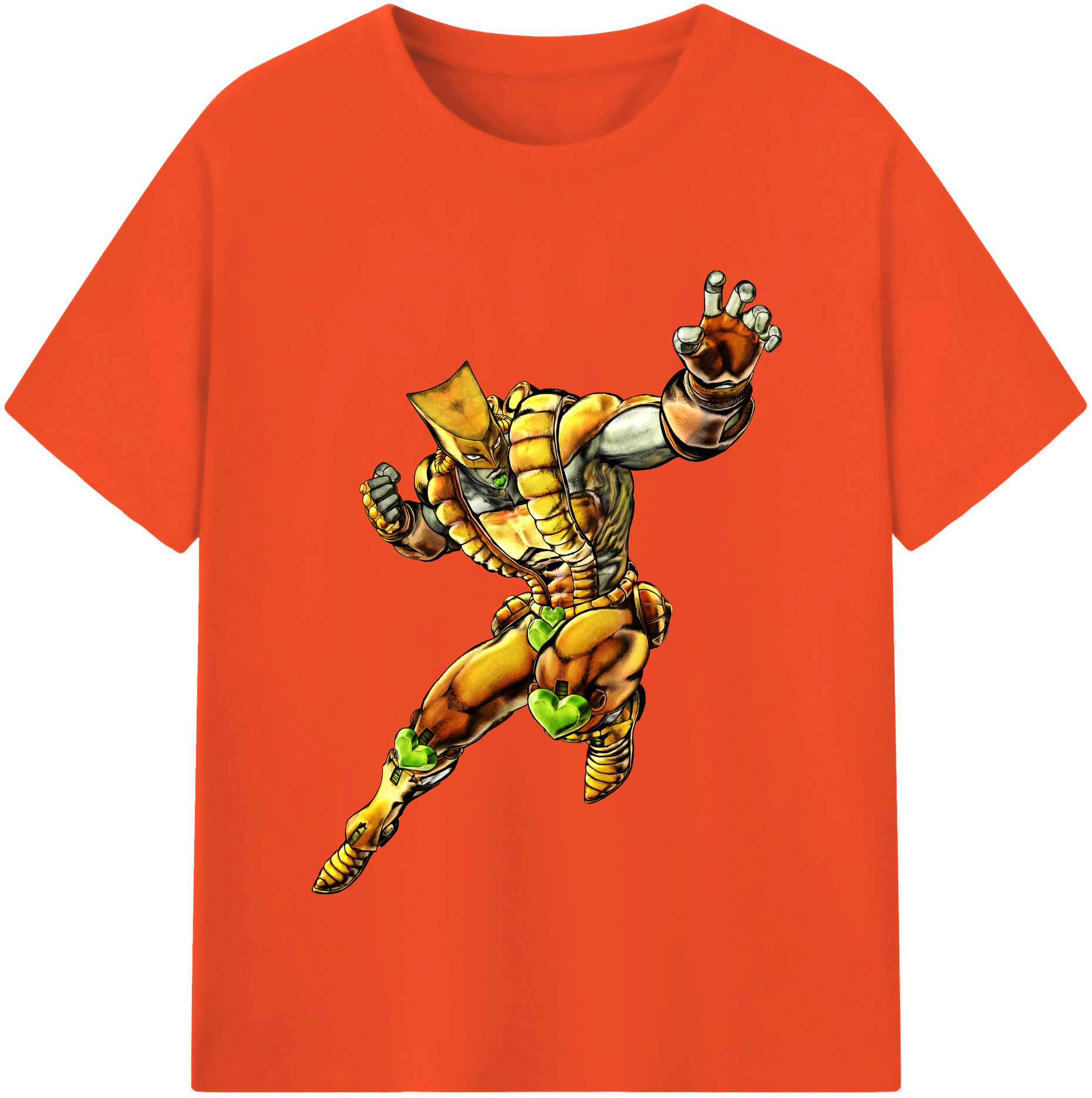 （画像用） ジョジョの奇妙な冒険 ディオ?ブランドー JoJo's Bizarre Adventure Dio Brando 綿100％半袖Tシャツ（フロントプリント）