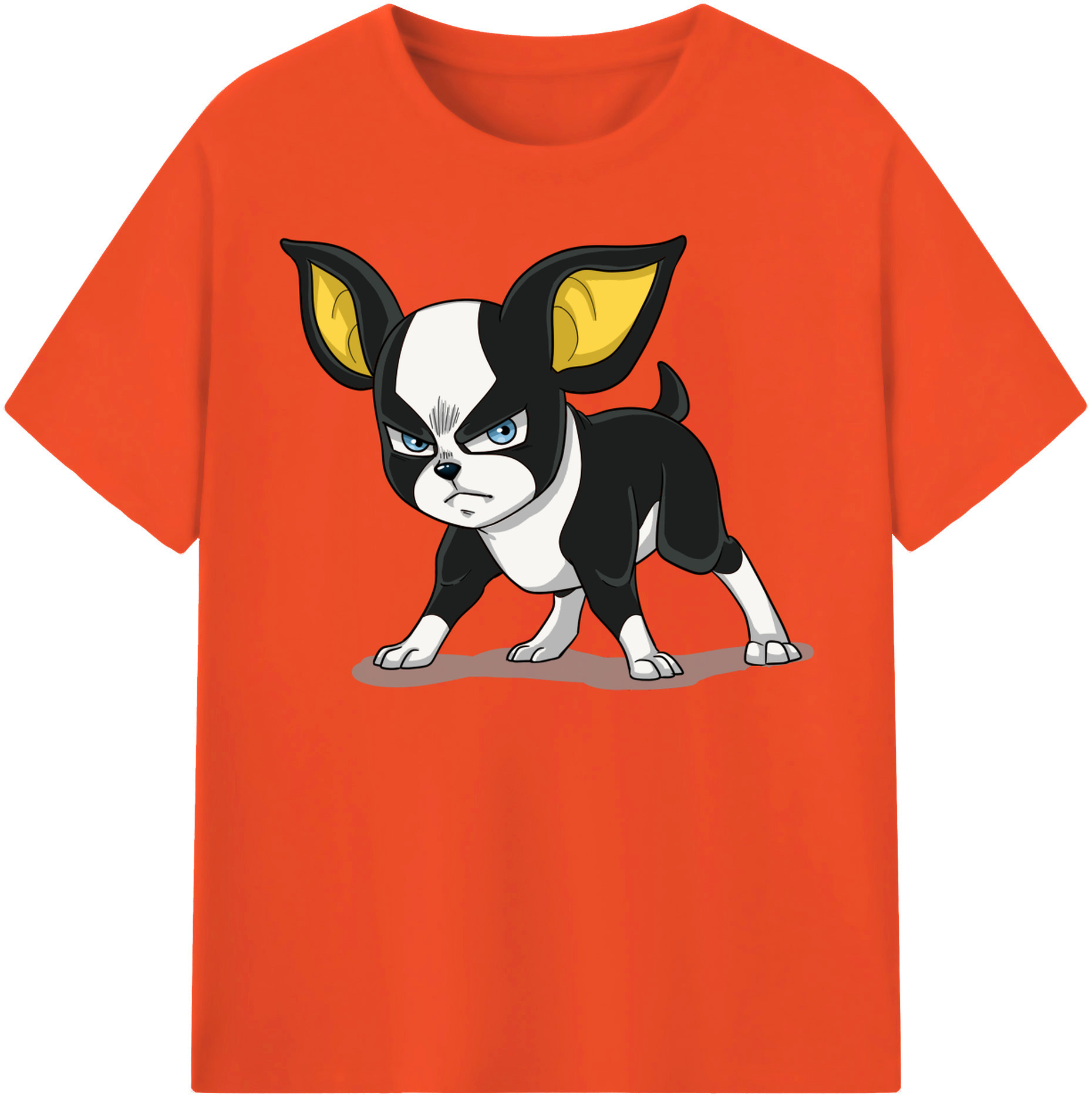 （画像用） ジョジョの奇妙な冒険 イギー JoJo's Bizarre Adventure Iggy 綿100％半袖Tシャツ（フロントプリント）
