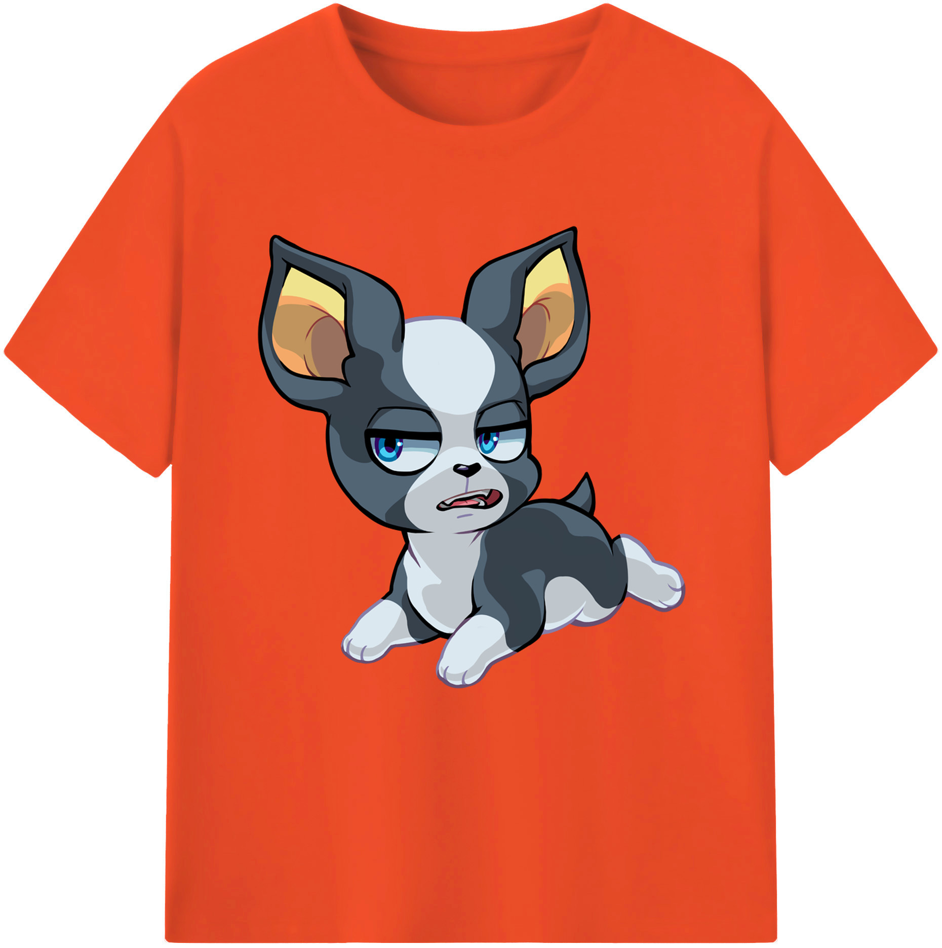 （画像用） ジョジョの奇妙な冒険 イギー JoJo's Bizarre Adventure Iggy 綿100％半袖Tシャツ（フロントプリント）