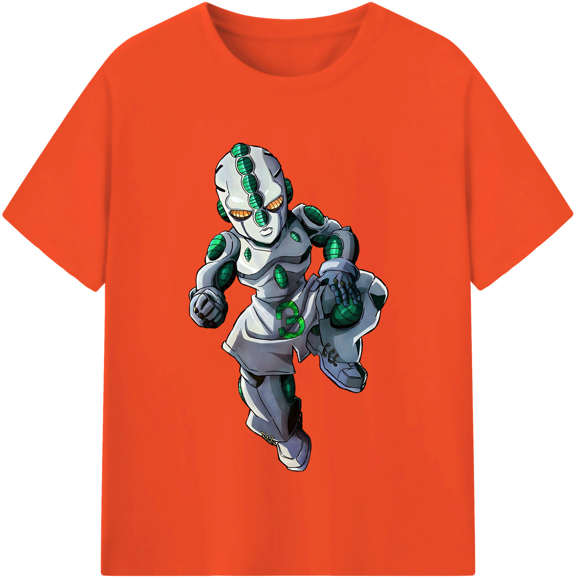 （画像用） ジョジョの奇妙な冒険 広瀨康一 JoJo's Bizarre Adventure Hirose Koichi 綿100％半袖Tシャツ（フロントプリント）