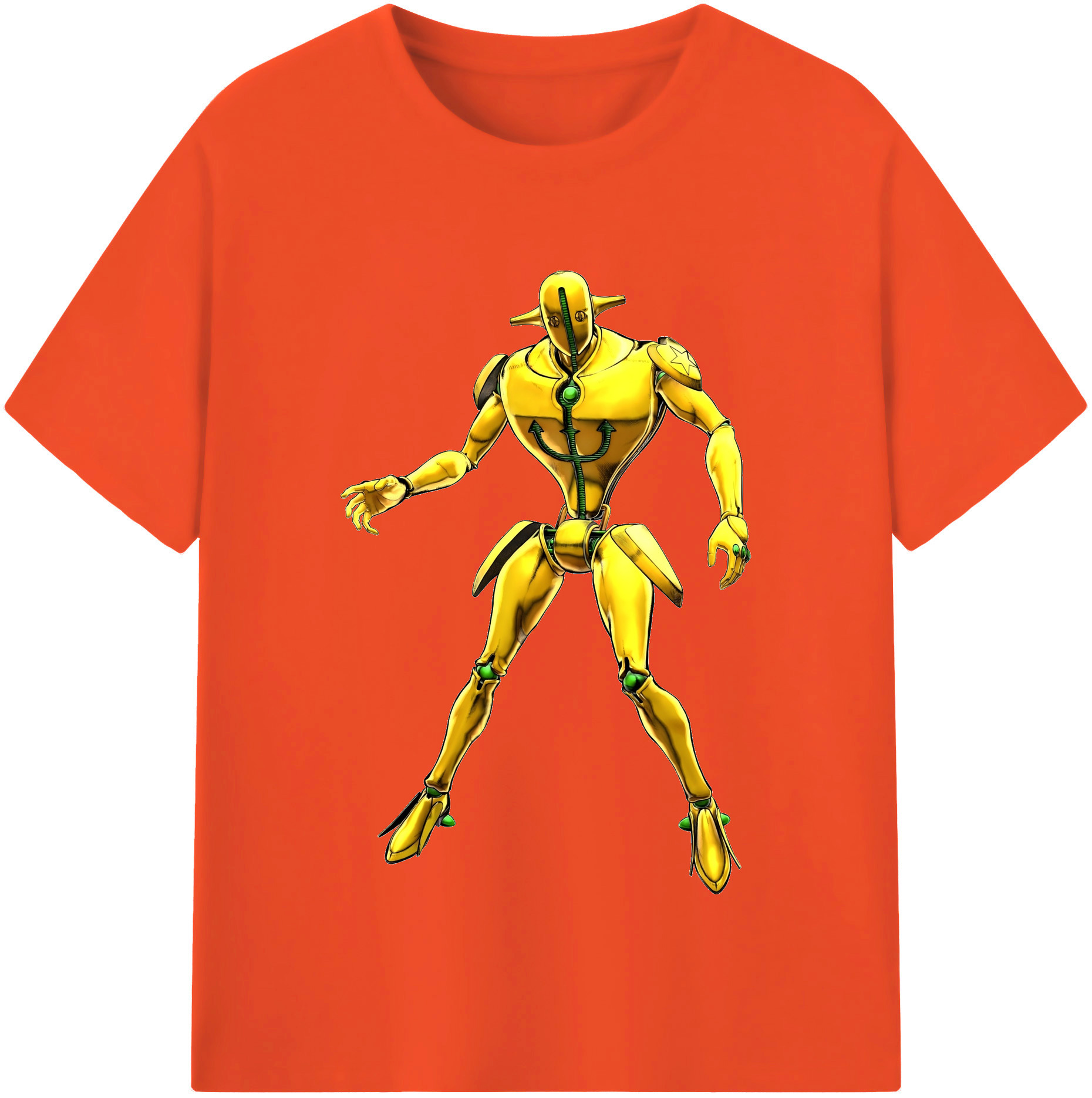 （画像用） ジョジョの奇妙な冒険 JoJo's Bizarre Adventure 綿100％半袖Tシャツ（フロントプリント）