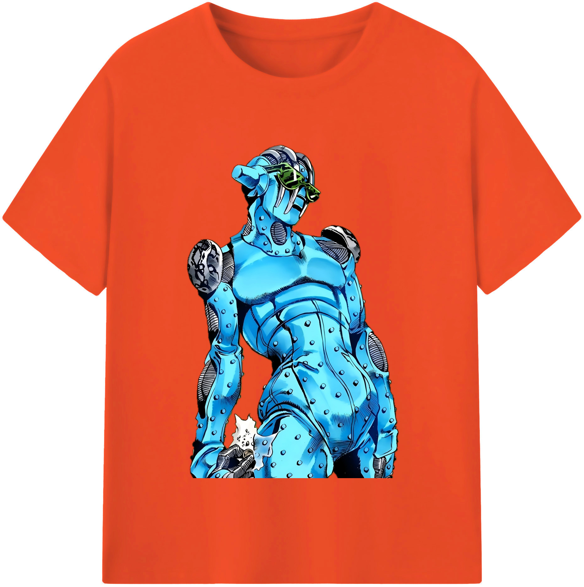 （画像用） ジョジョの奇妙な冒険 JoJo's Bizarre Adventure 綿100％半袖Tシャツ（フロントプリント）