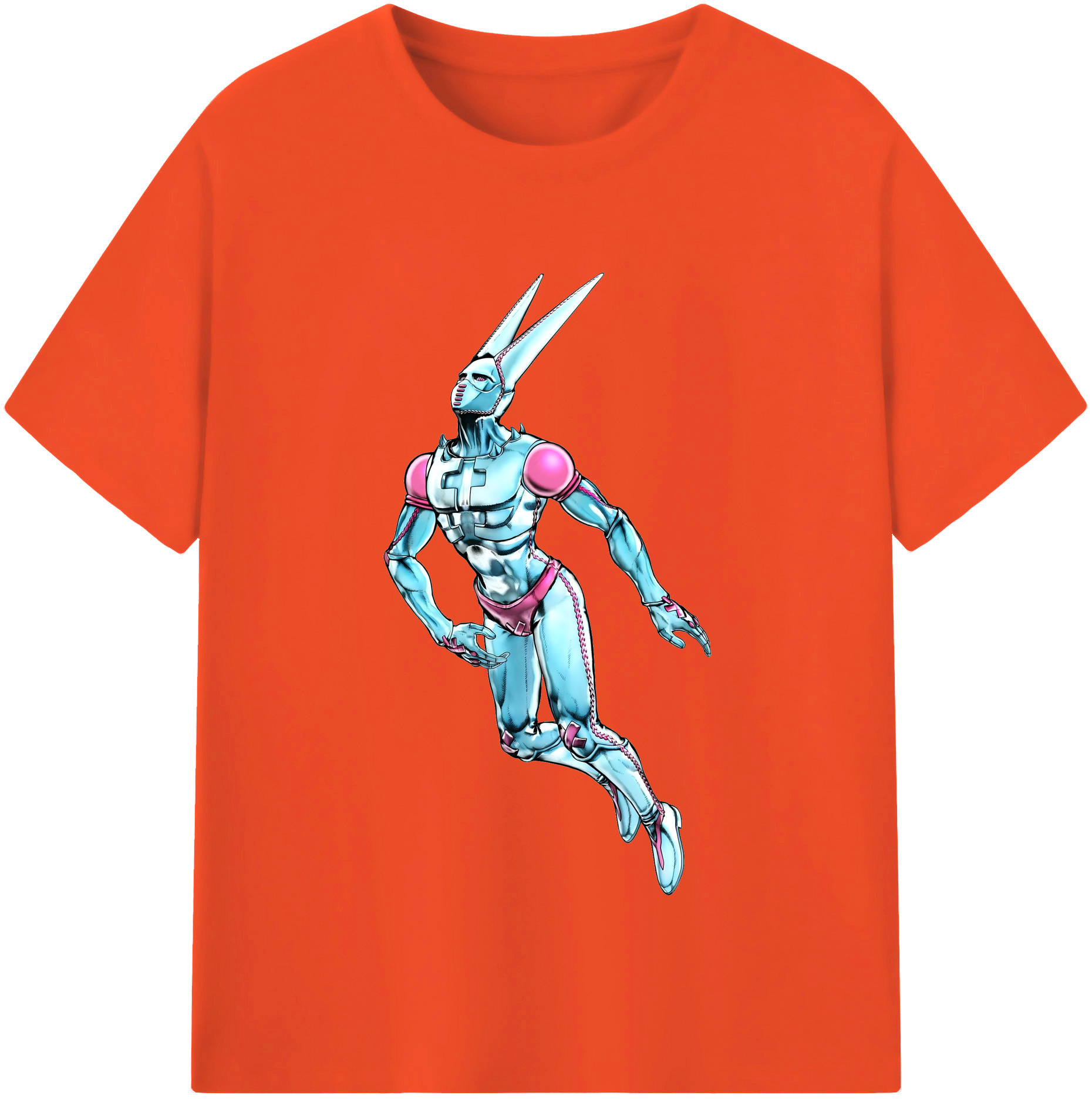 （画像用） ジョジョの奇妙な冒険 JoJo's Bizarre Adventure 綿100％半袖Tシャツ（フロントプリント）