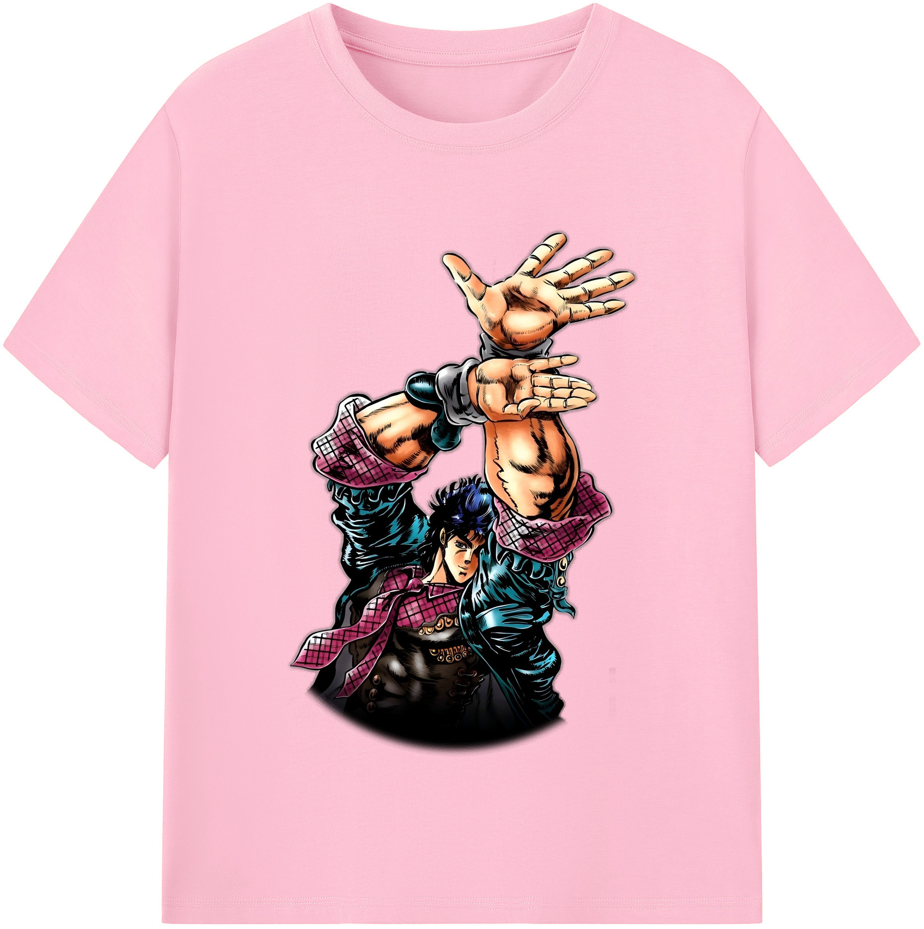 （画像用） ジョジョの奇妙な冒険 /ジョナサン?ジョースター JoJo's Bizarre Adventure Jonathan Joestar 綿100％半袖Tシャツ（フロントプリント）