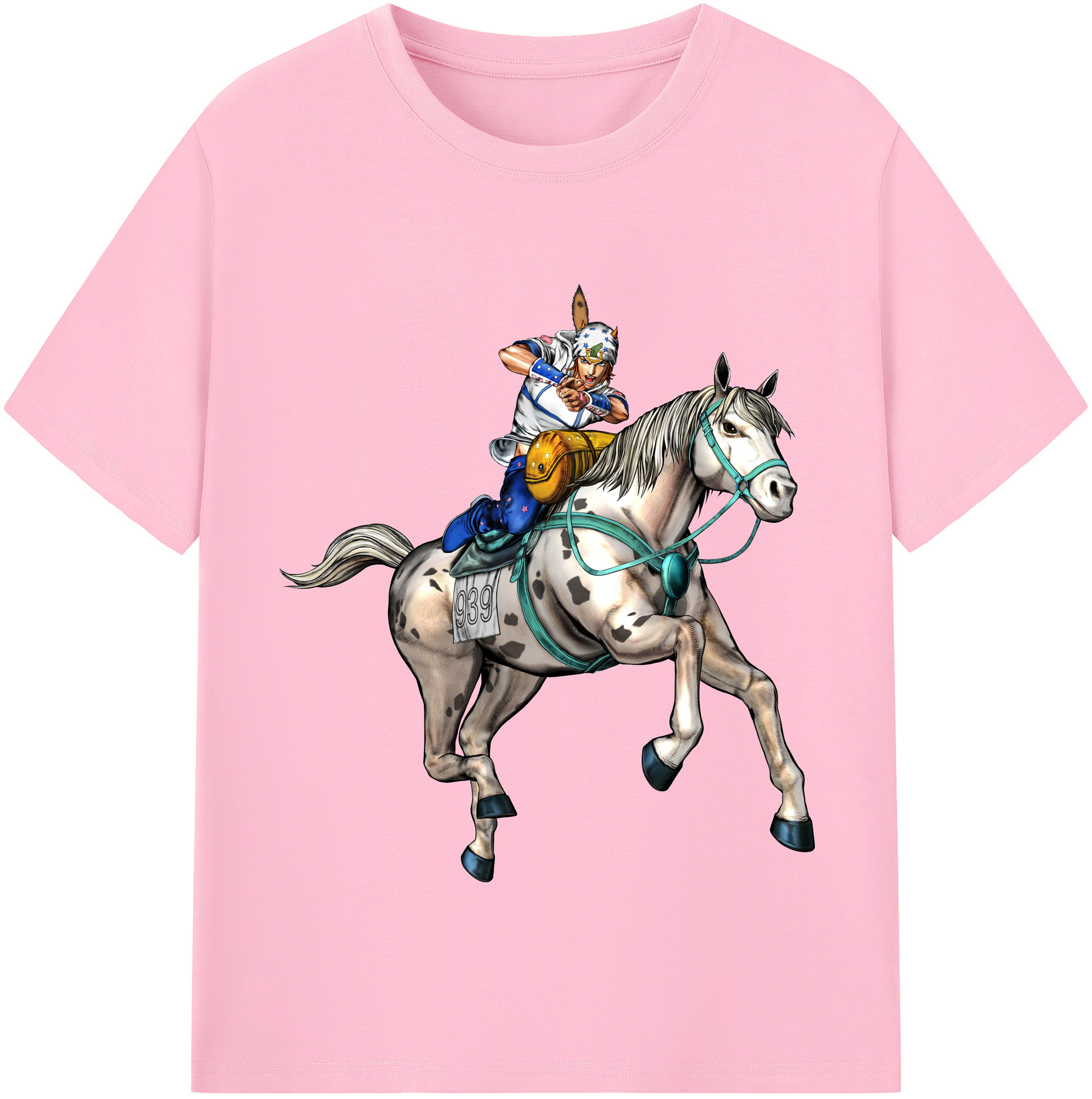 （画像用） ジョジョの奇妙な冒険 ジョナサン?ジョースター JoJo's Bizarre Adventure Jonathan Joestar 綿100％半袖Tシャツ（フロントプリント）