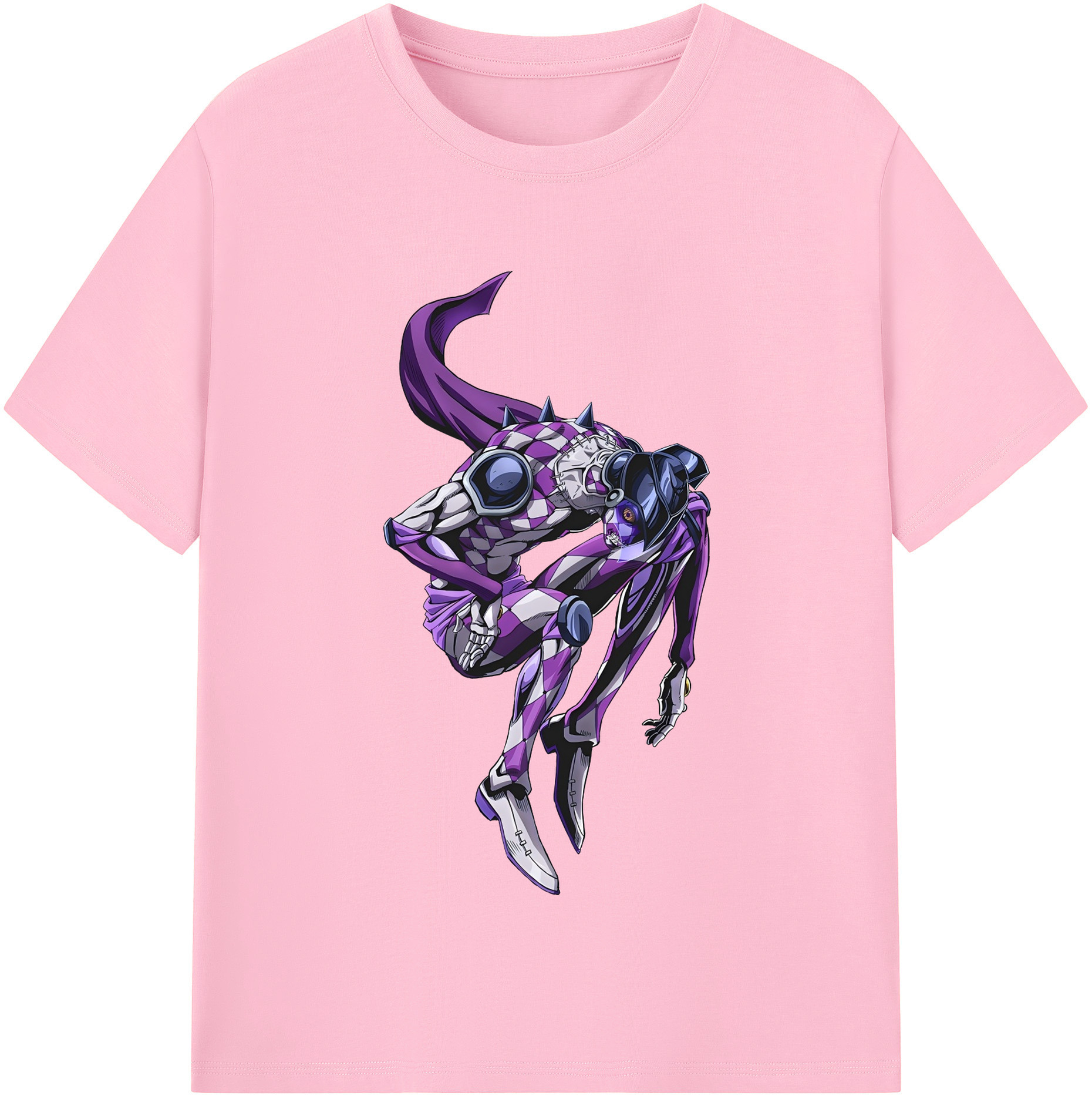 （画像用） ジョジョの奇妙な冒険 パンナコッタ?フー JoJo's Bizarre Adventure Pannacotta Fugo 綿100％半袖Tシャツ（フロントプリント）