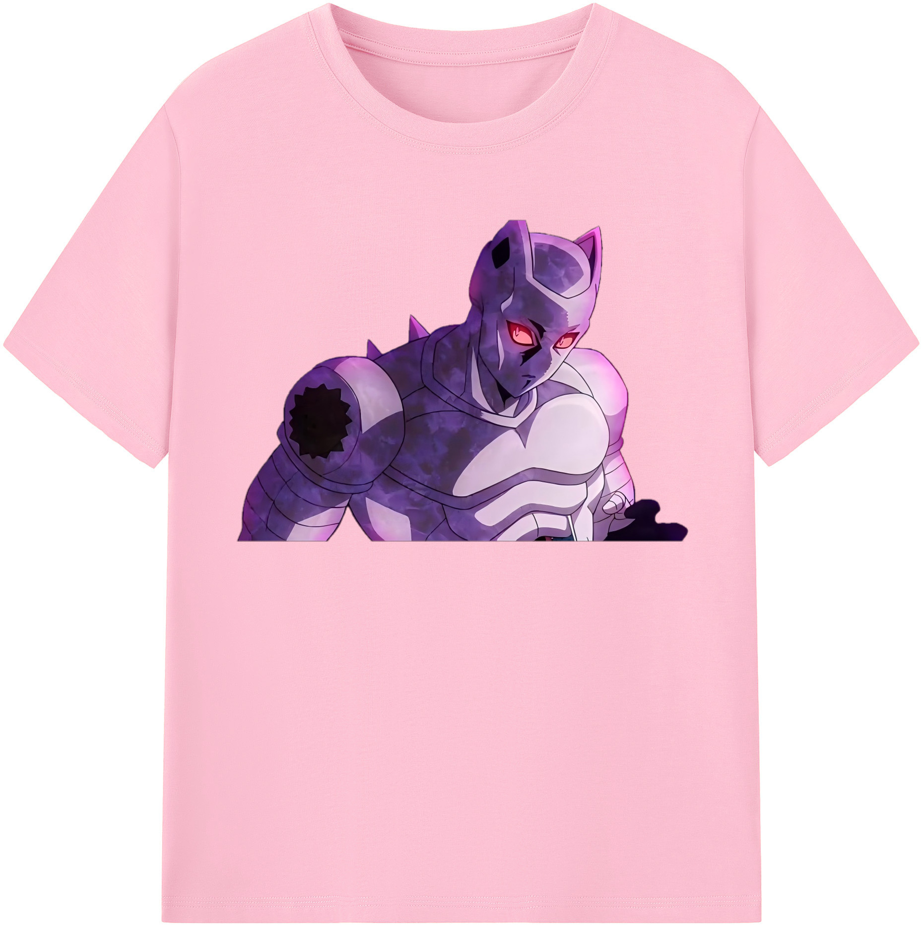 （画像用） ジョジョの奇妙な冒険 きら よしかげ JoJo's Bizarre Adventure Kira Yoshikage 綿100％半袖Tシャツ（フロントプリント）