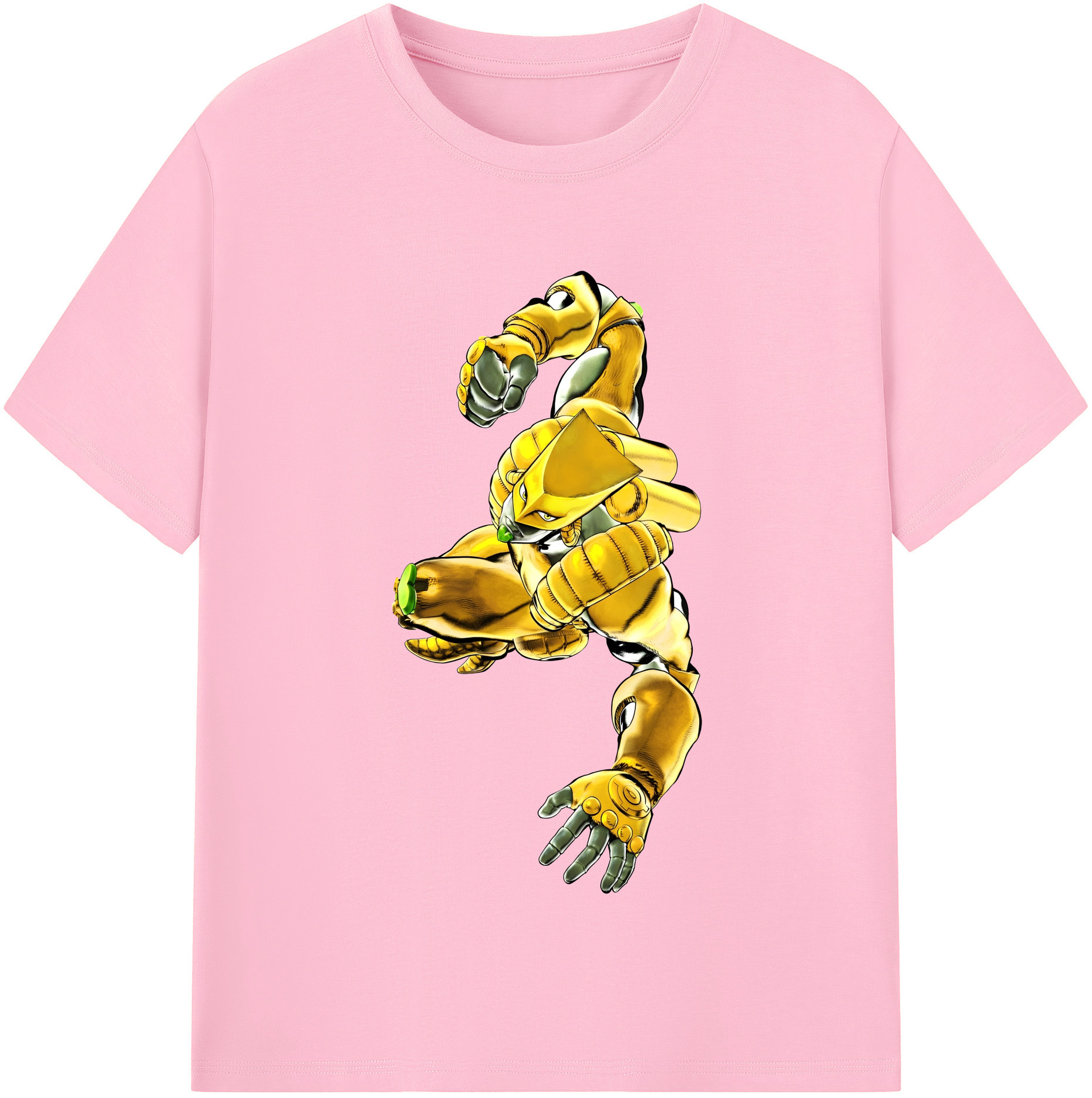 （画像用） ジョジョの奇妙な冒険 ディオ?ブランドー JoJo's Bizarre Adventure Dio Brando 綿100％半袖Tシャツ（フロントプリント）