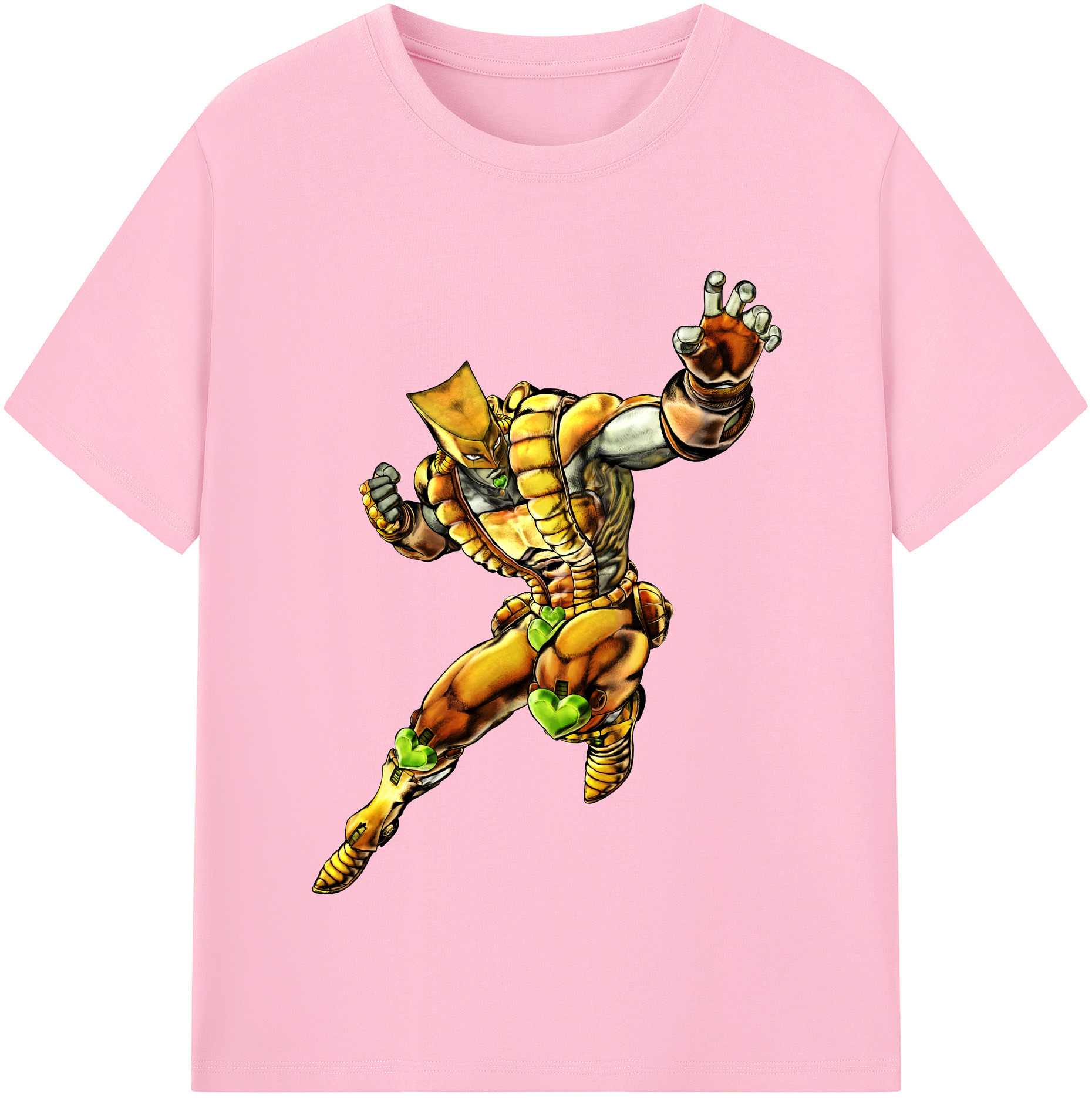 （画像用） ジョジョの奇妙な冒険 ディオ?ブランドー JoJo's Bizarre Adventure Dio Brando 綿100％半袖Tシャツ（フロントプリント）