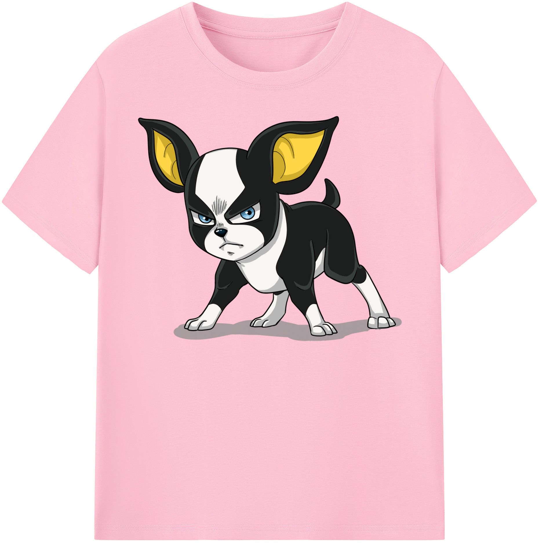 （画像用） ジョジョの奇妙な冒険 イギー JoJo's Bizarre Adventure Iggy 綿100％半袖Tシャツ（フロントプリント）