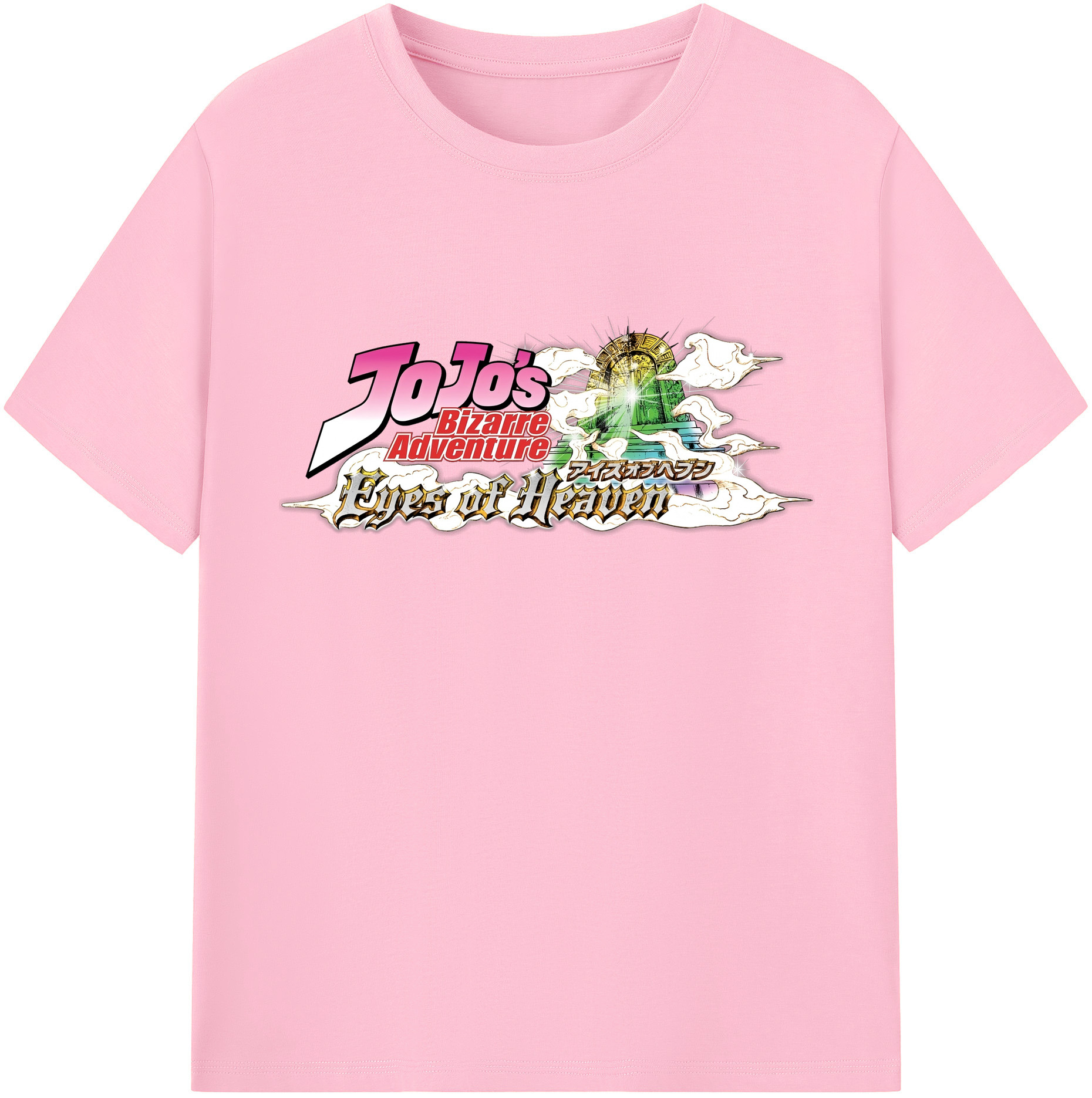 （画像用） ジョジョの奇妙な冒険 JoJo's Bizarre Adventure 綿100％半袖Tシャツ（フロントプリント）