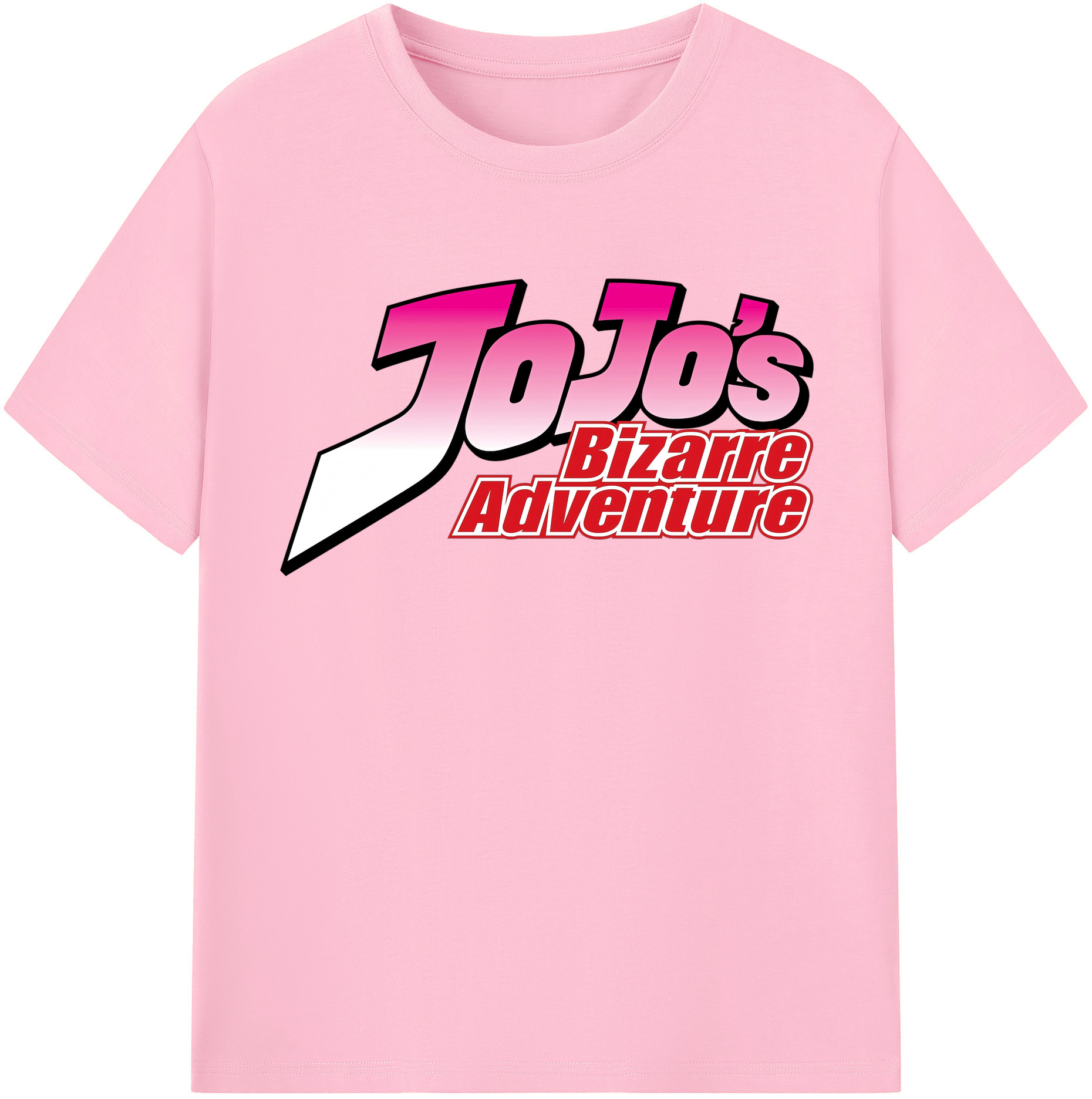 （画像用） ジョジョの奇妙な冒険 JoJo's Bizarre Adventure 綿100％半袖Tシャツ（フロントプリント）