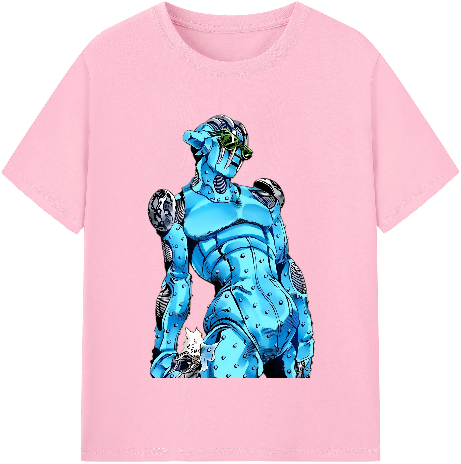 （画像用） ジョジョの奇妙な冒険 JoJo's Bizarre Adventure 綿100％半袖Tシャツ（フロントプリント）