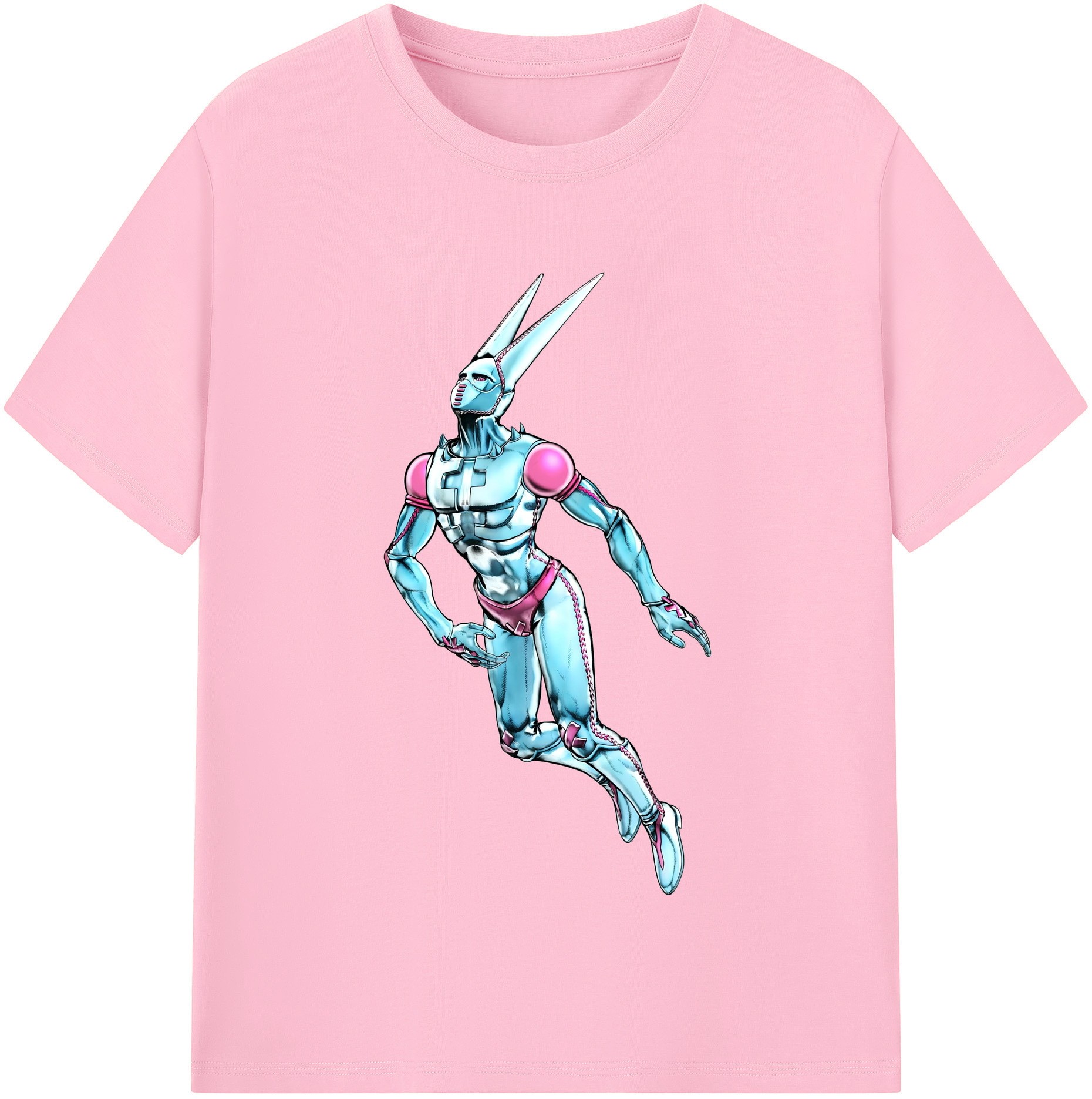 （画像用） ジョジョの奇妙な冒険 JoJo's Bizarre Adventure 綿100％半袖Tシャツ（フロントプリント）