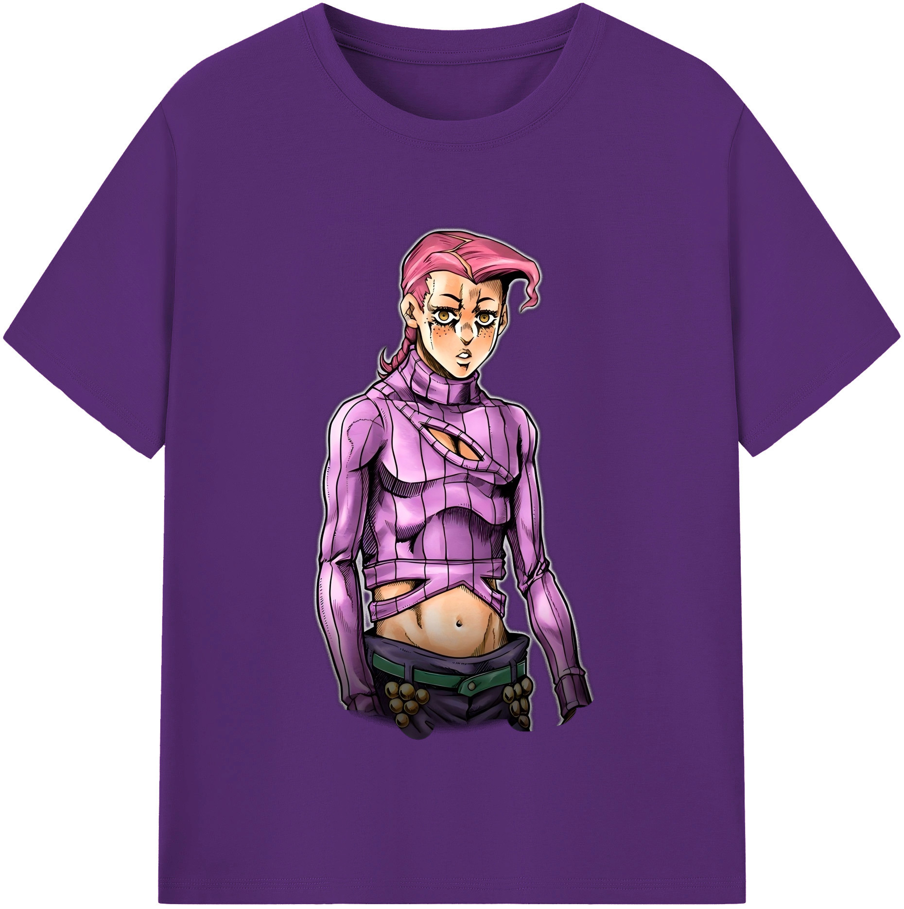 （画像用） ジョジョの奇妙な冒険 ビネガー?ドッピオ JoJo's Bizarre Adventure Vinegar Doppio 綿100％半袖Tシャツ（フロントプリント）