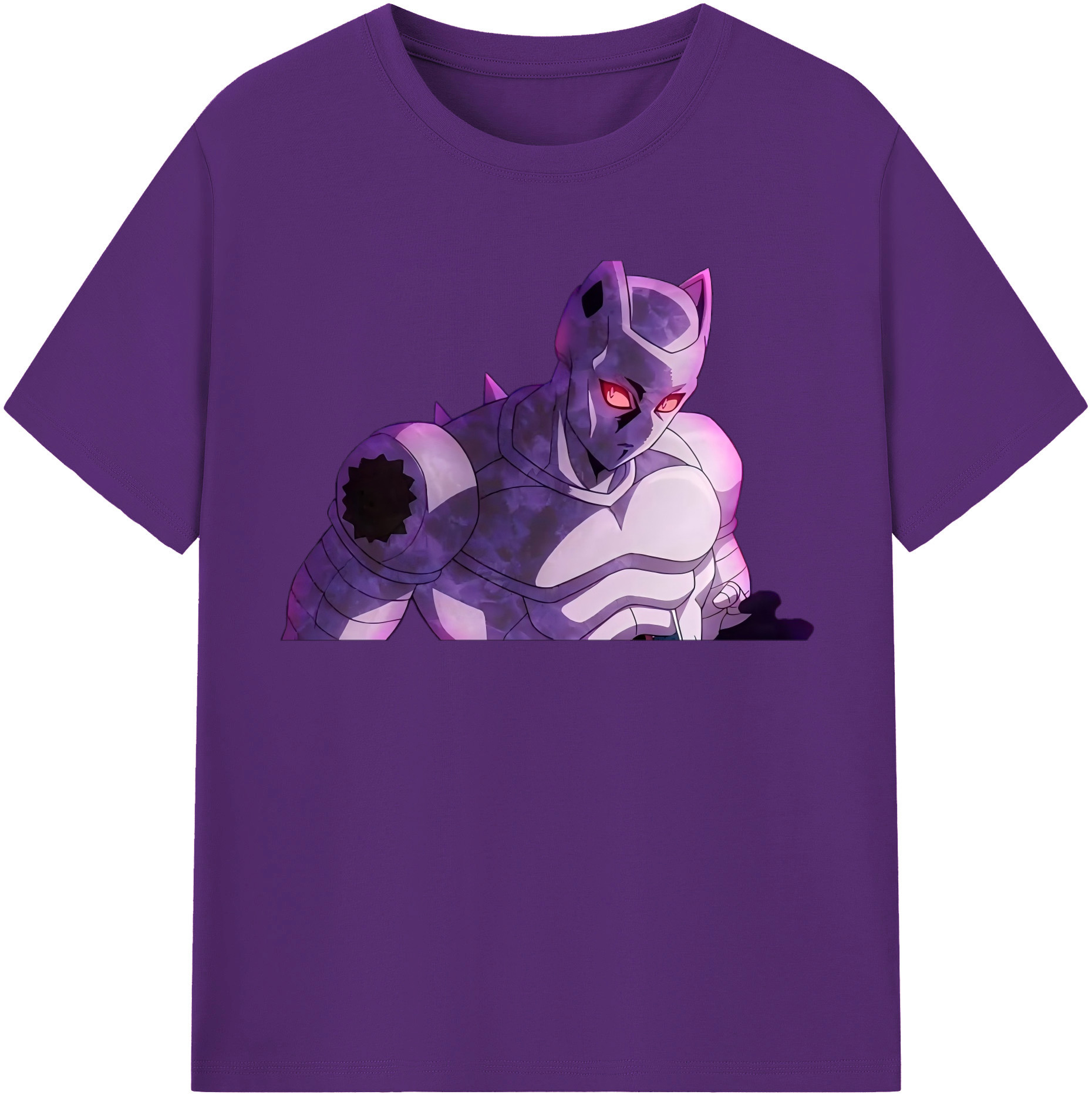 （画像用） ジョジョの奇妙な冒険 きら よしかげ JoJo's Bizarre Adventure Kira Yoshikage 綿100％半袖Tシャツ（フロントプリント）