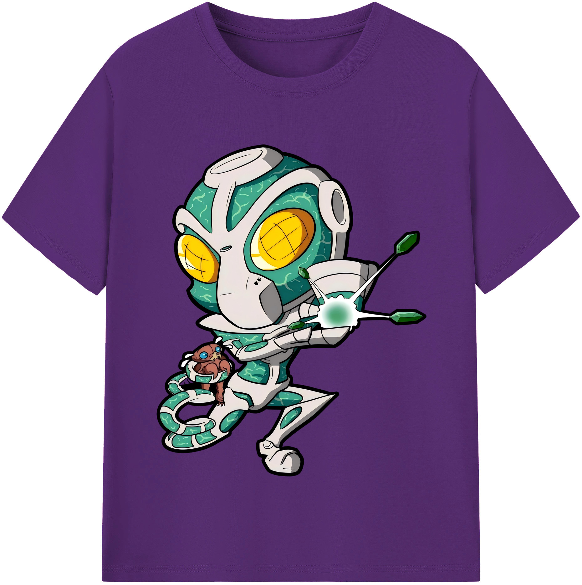 （画像用） ジョジョの奇妙な冒険 花京院 典明（かきょういん のりあき） JoJo's Bizarre Adventure Kakyoin Noriaki 綿100％半袖Tシャツ（フロントプリント）