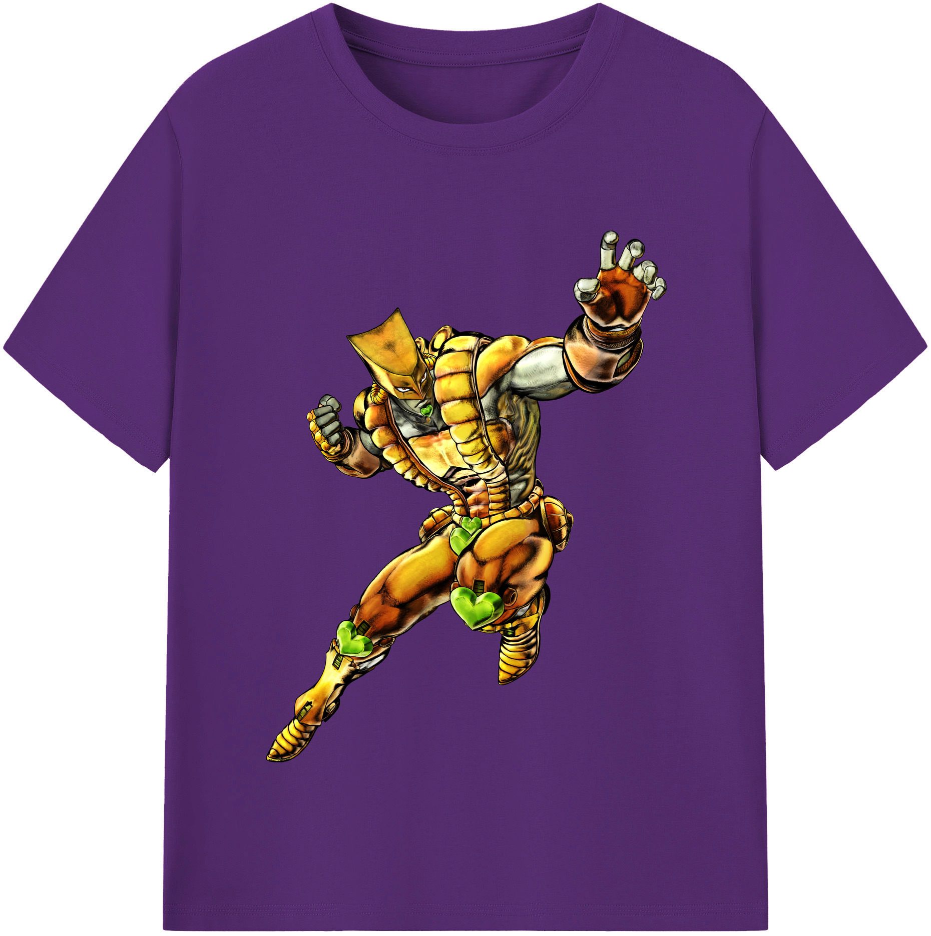 （画像用） ジョジョの奇妙な冒険 ディオ?ブランドー JoJo's Bizarre Adventure Dio Brando 綿100％半袖Tシャツ（フロントプリント）