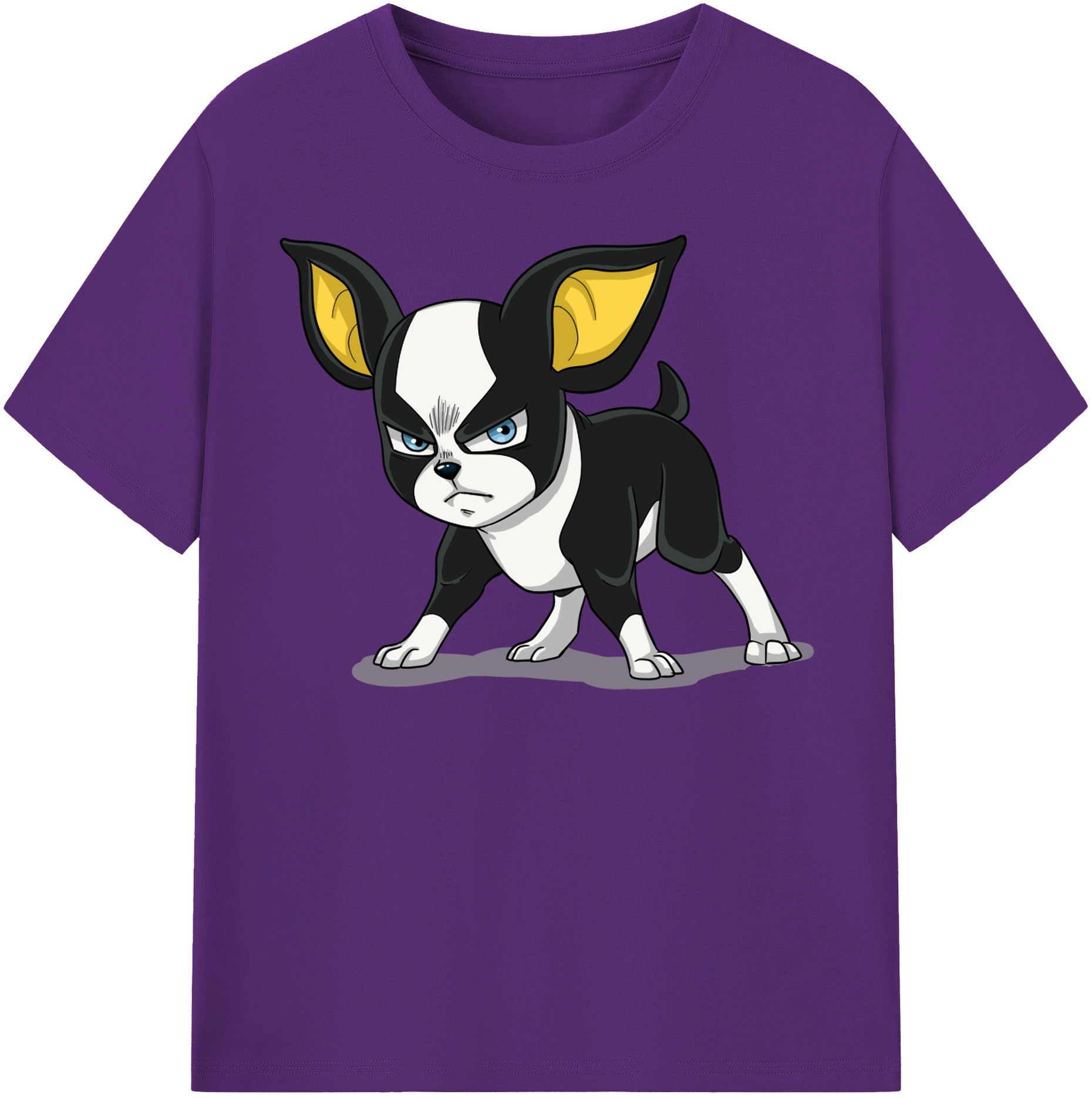 （画像用） ジョジョの奇妙な冒険 イギー JoJo's Bizarre Adventure Iggy 綿100％半袖Tシャツ（フロントプリント）