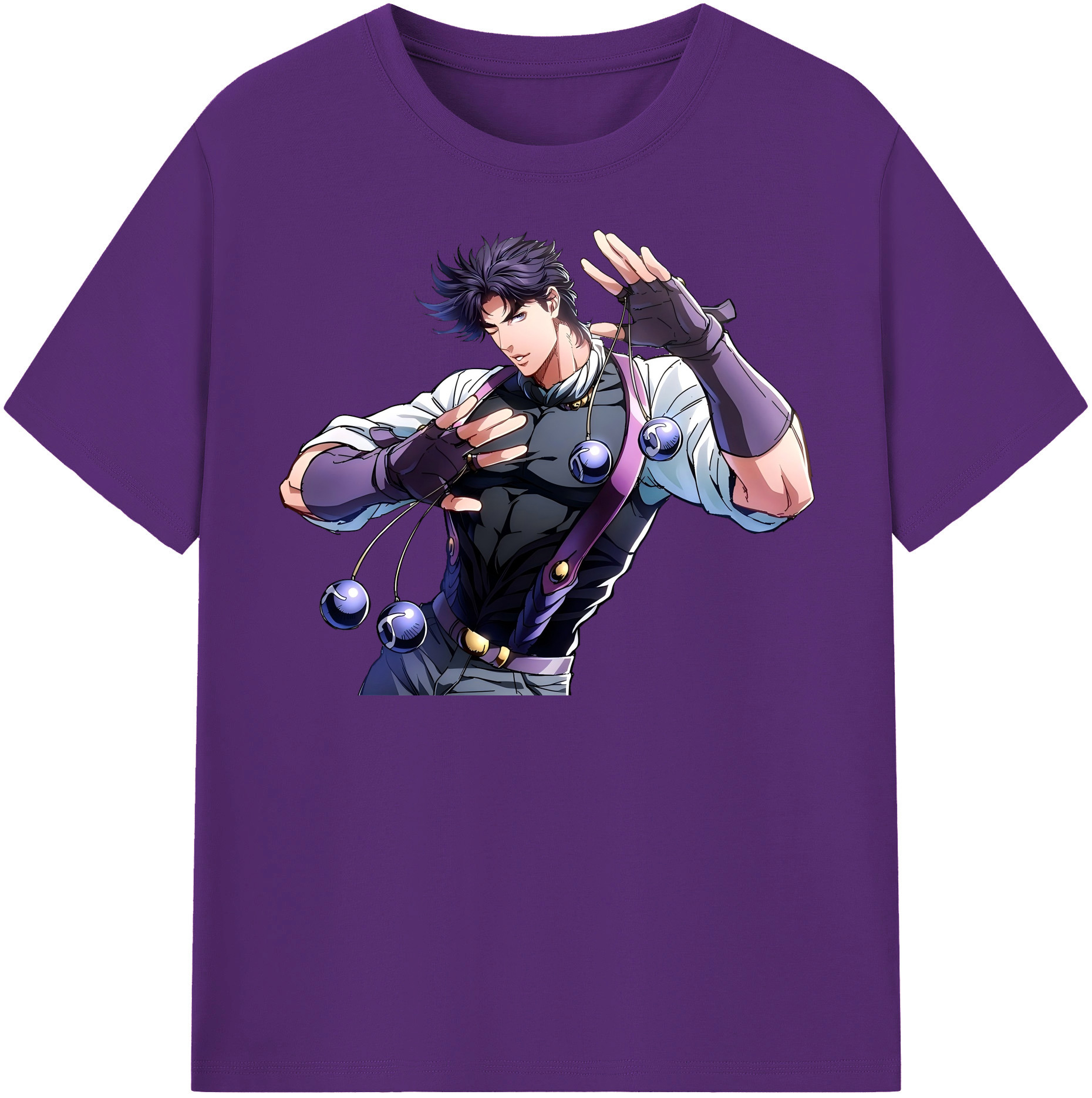 （画像用） ジョジョの奇妙な冒険 JoJo's Bizarre Adventure 綿100％半袖Tシャツ（フロントプリント）