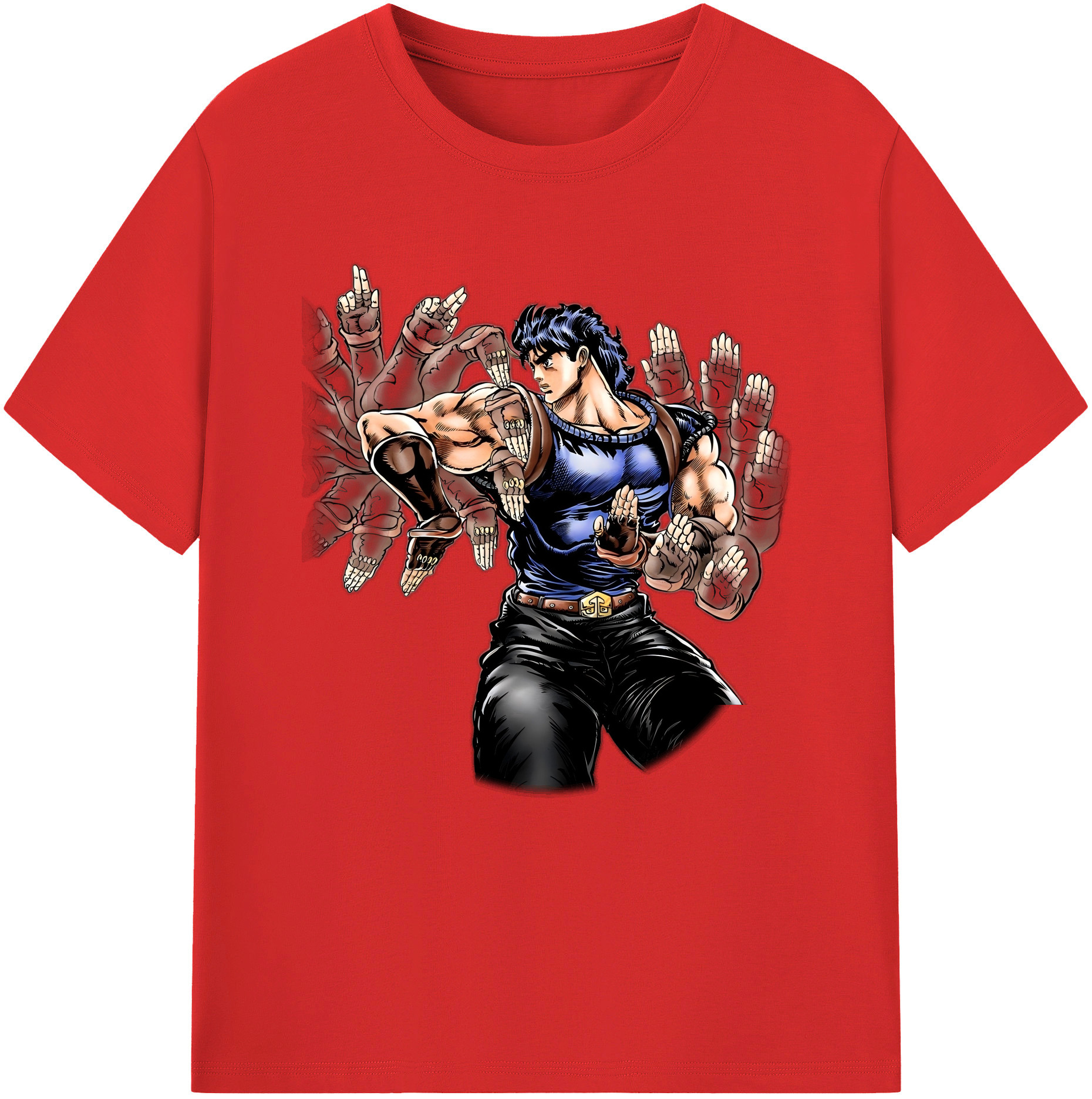 （画像用） ジョジョの奇妙な冒険 /ジョナサン?ジョースター JoJo's Bizarre Adventure Jonathan Joestar 綿100％半袖Tシャツ（フロントプリント）