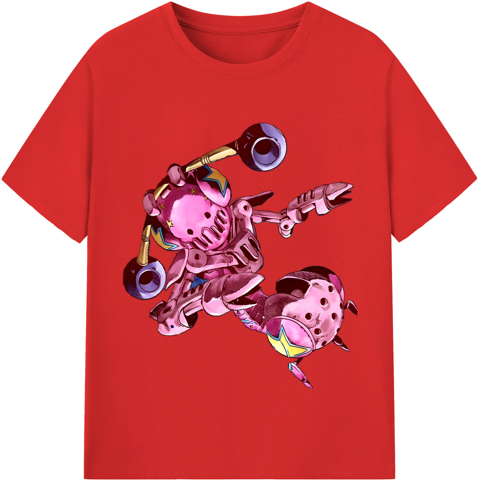 （画像用） ジョジョの奇妙な冒険 ジョナサン?ジョースター JoJo's Bizarre Adventure Jonathan Joestar 綿100％半袖Tシャツ（フロントプリント）