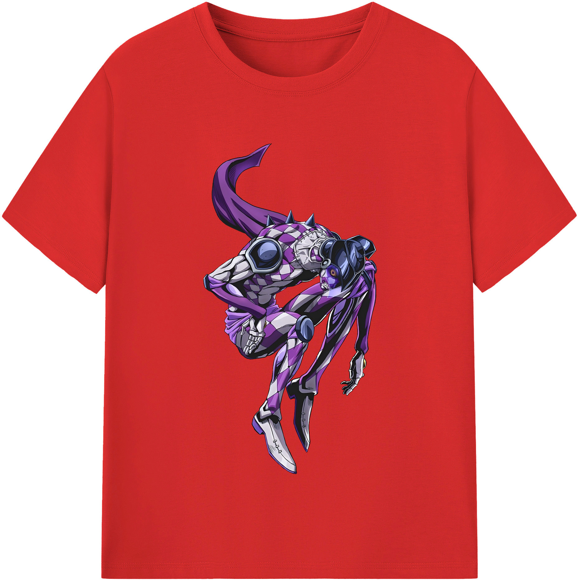 （画像用） ジョジョの奇妙な冒険 パンナコッタ?フー JoJo's Bizarre Adventure Pannacotta Fugo 綿100％半袖Tシャツ（フロントプリント）